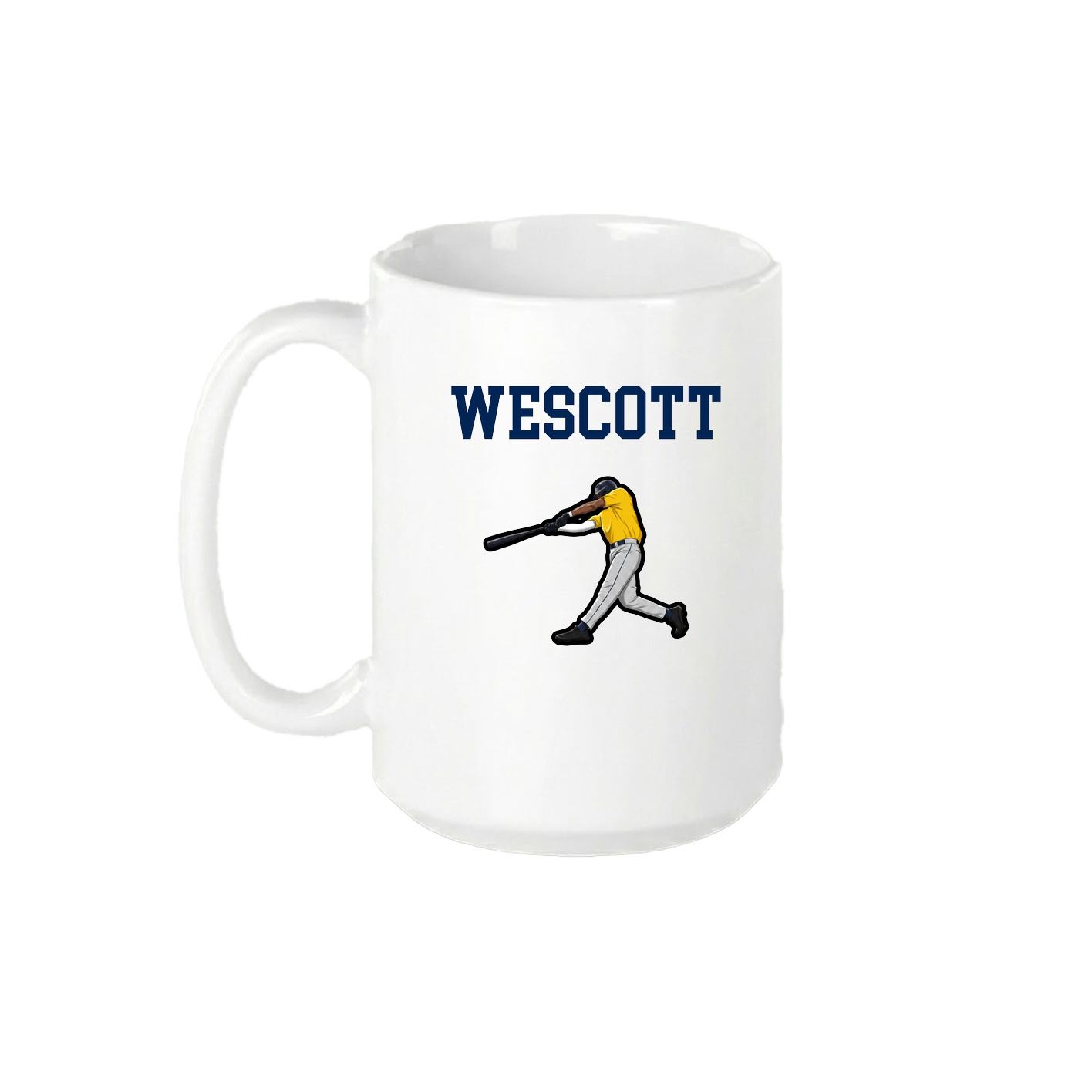 15oz Coffee Mug — Shirsey in White