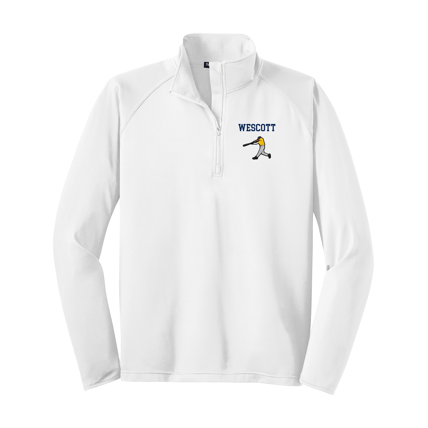 Q-Zip Pullover — Shirsey in White
