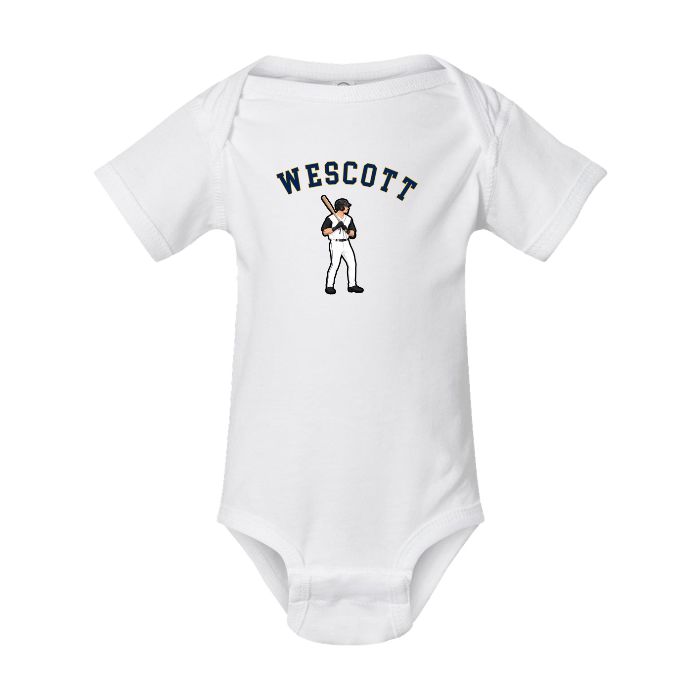 Baby Onesie — Shirsey Arch in White