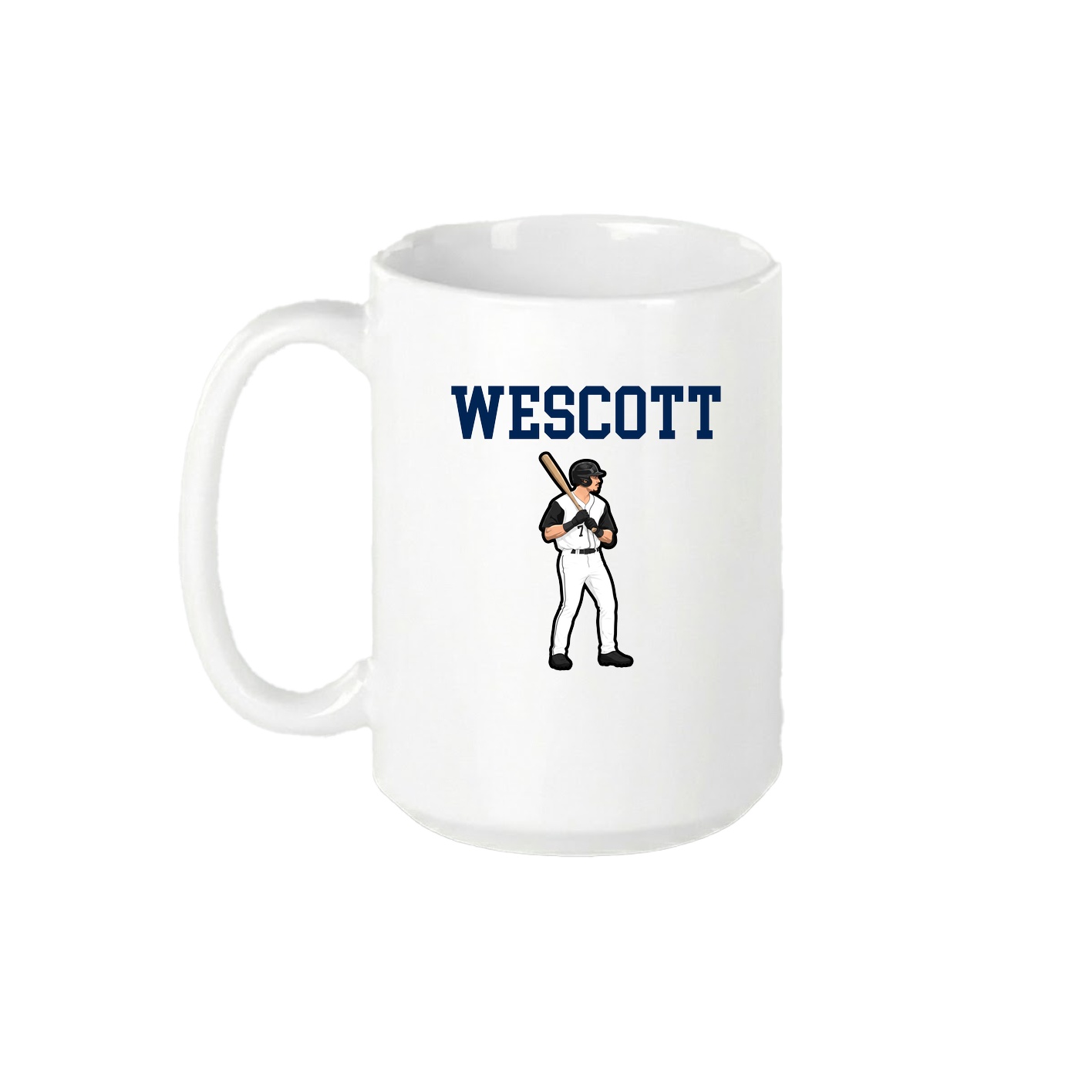 15oz Coffee Mug — Shirsey in White