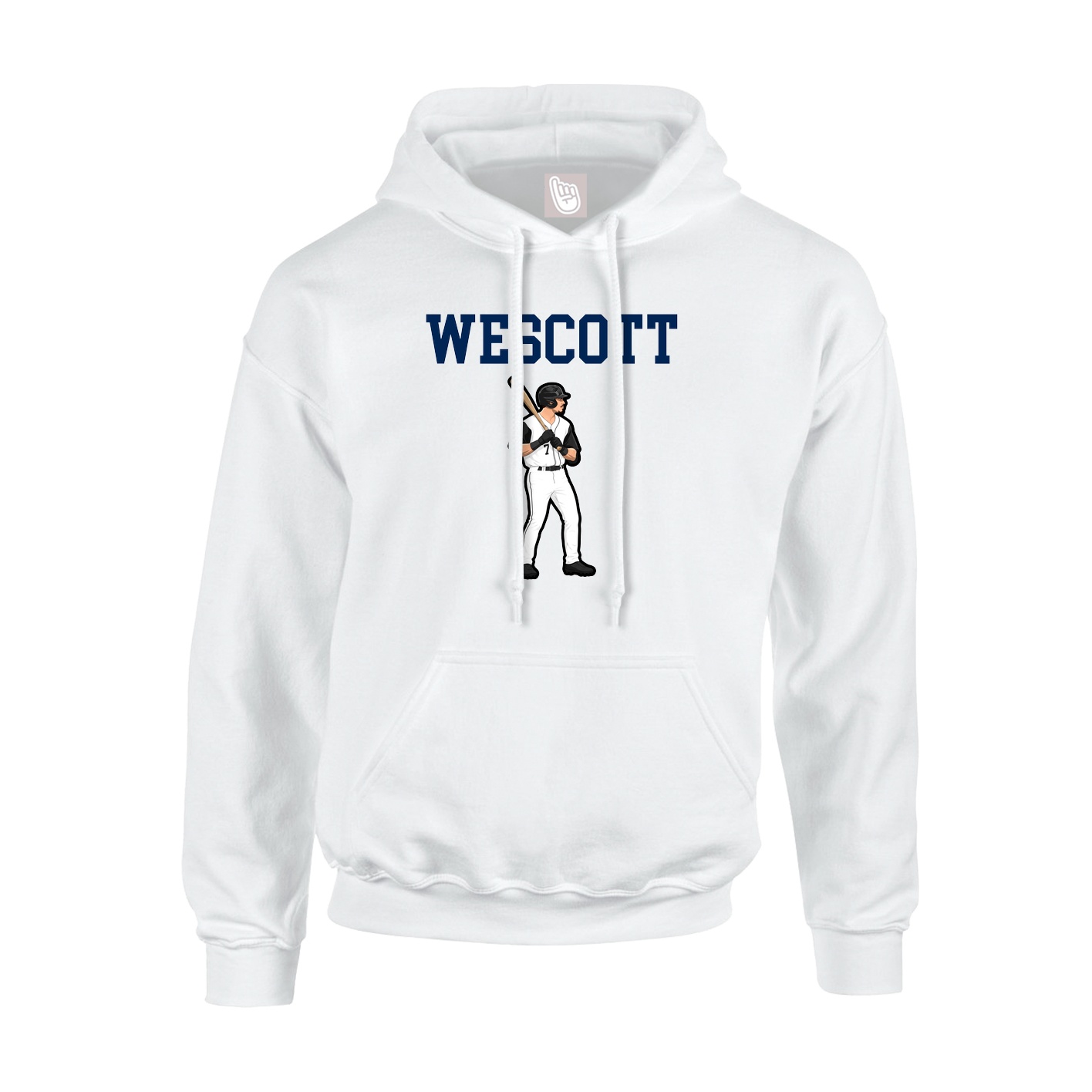 Youth Hoodie — Shirsey in White