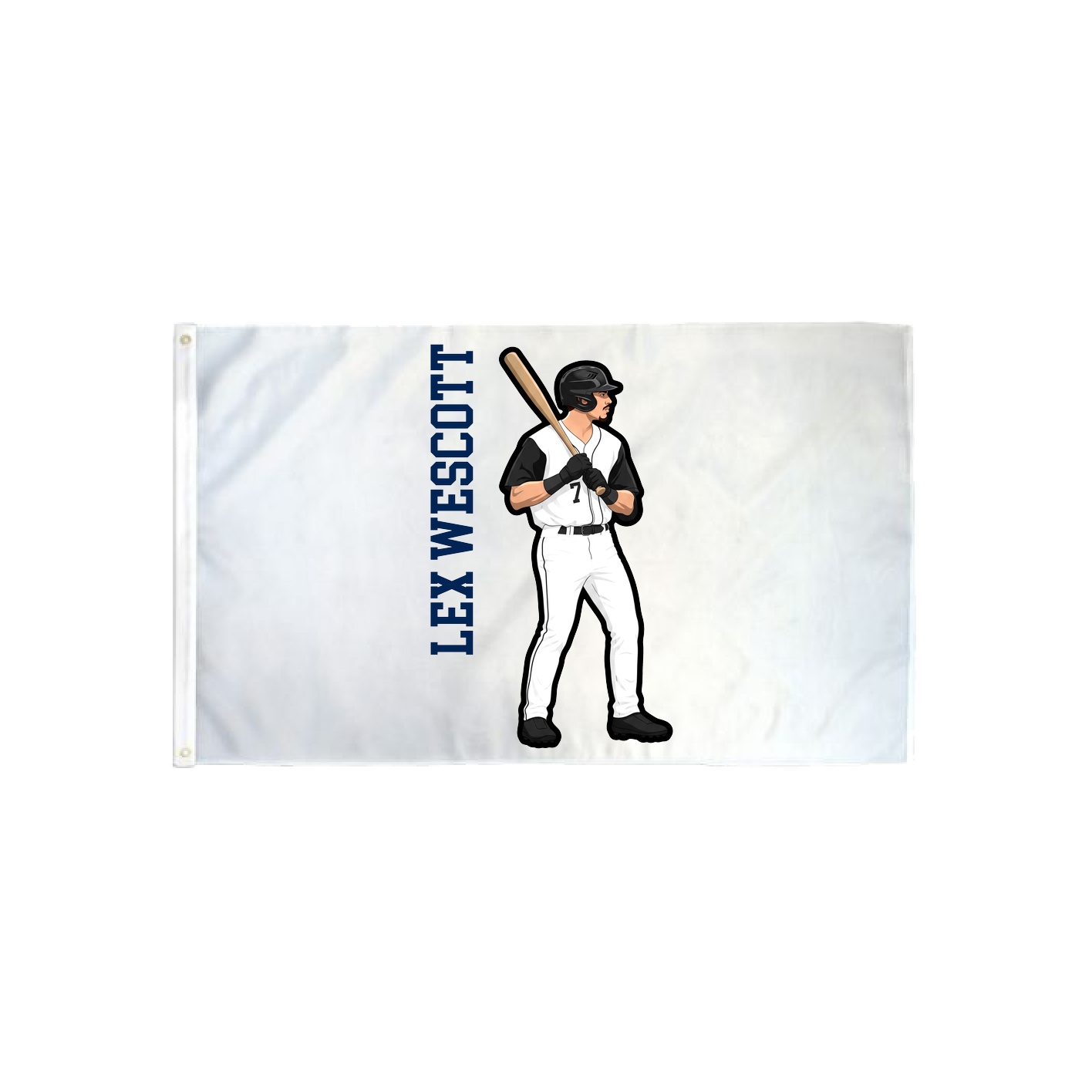 3x5 Flag — Name Vertical in Classic
