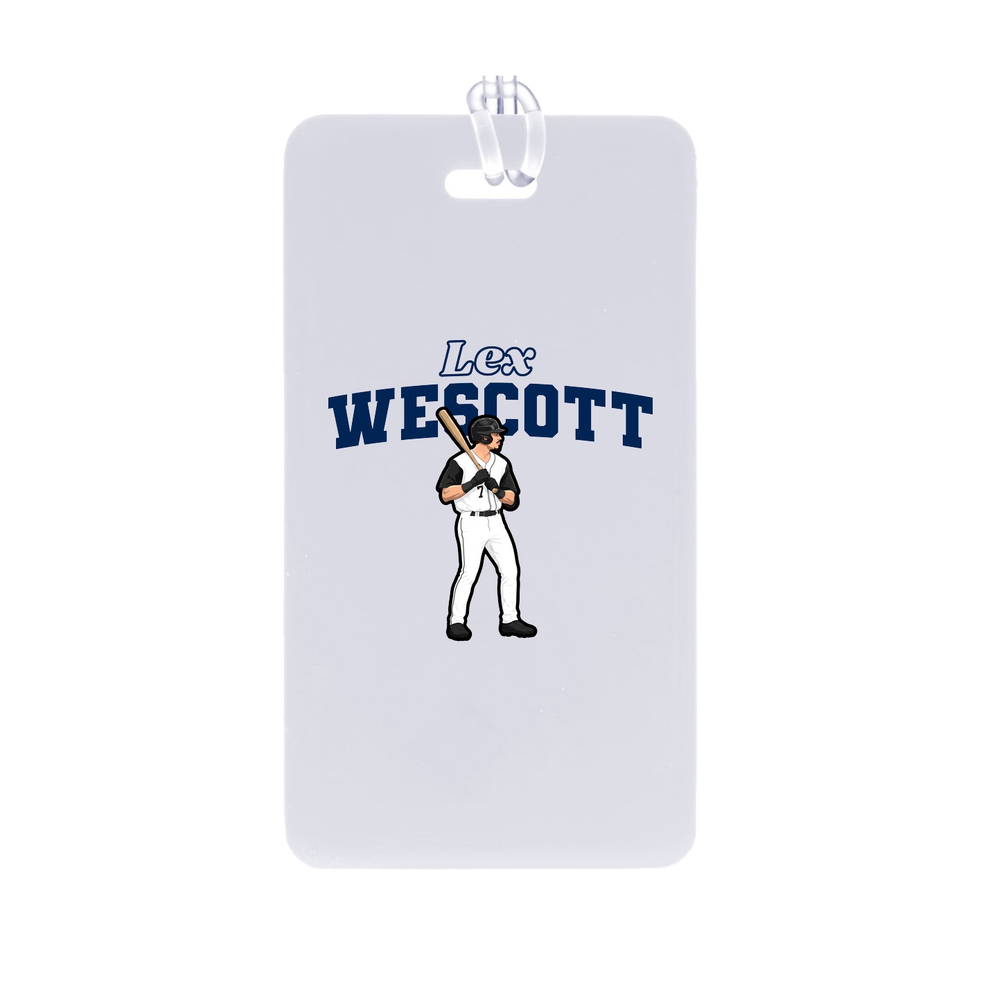 Bag Tag — Name Arch in Classic