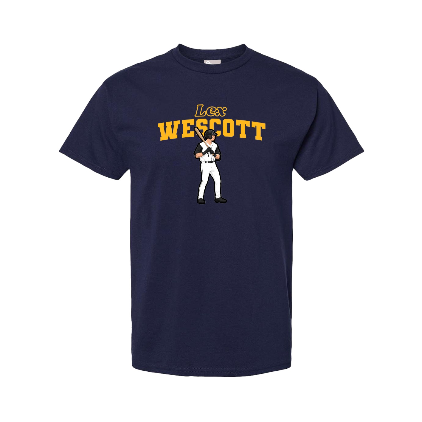 Tee — Name Arch in Navy
