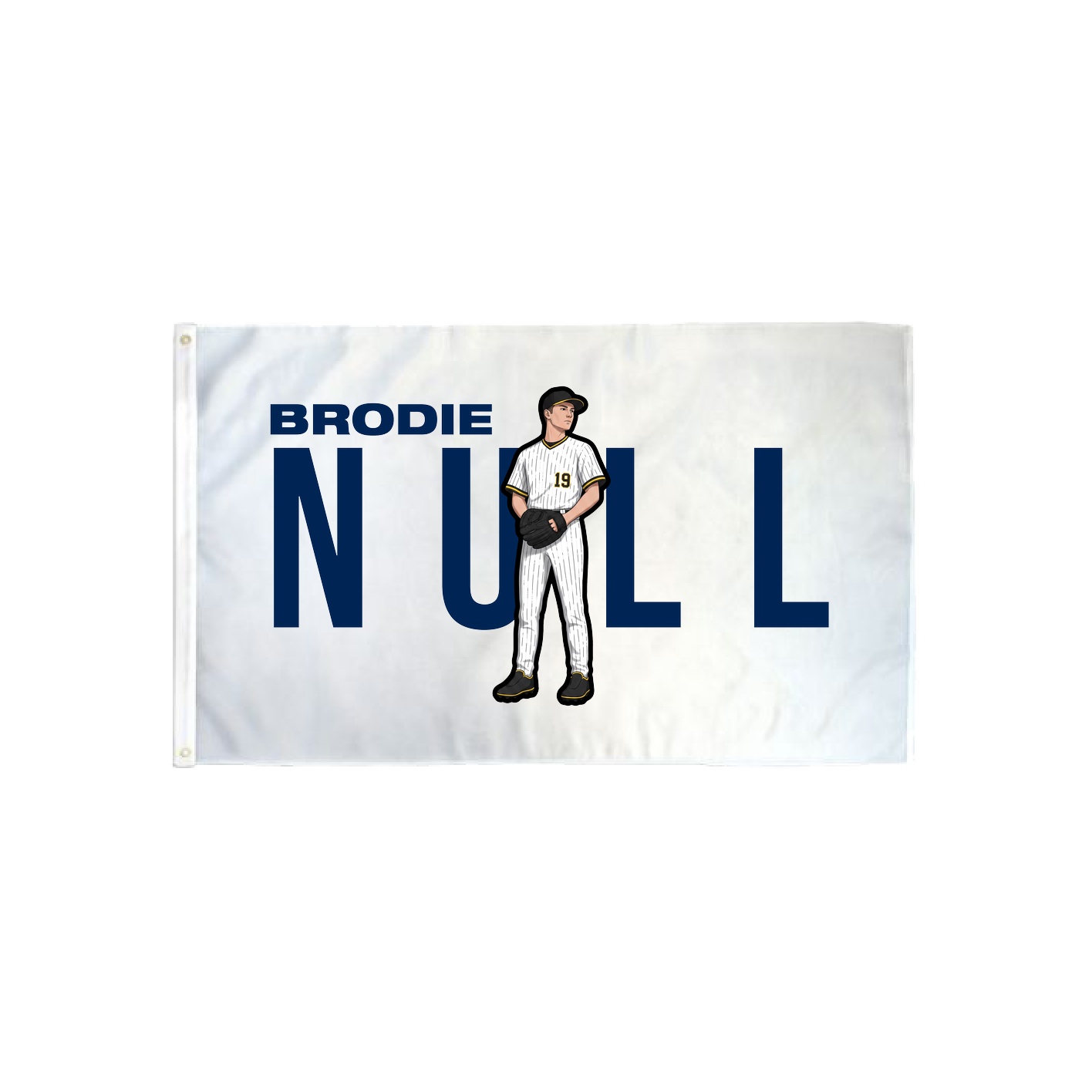3x5 Flag — Player Name in Classic