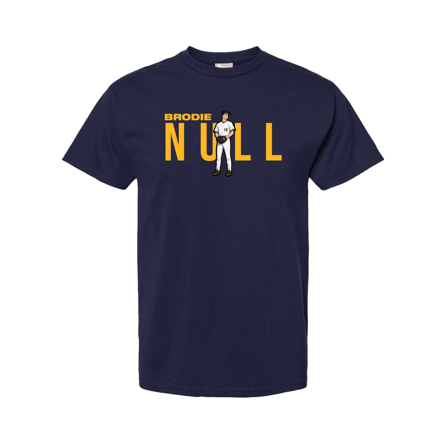 Tee — Player Name in Navy