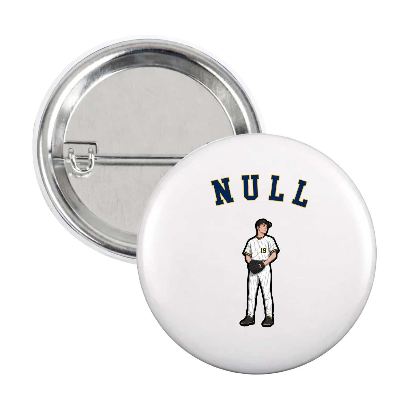 Game Day Button — Shirsey Arch in White