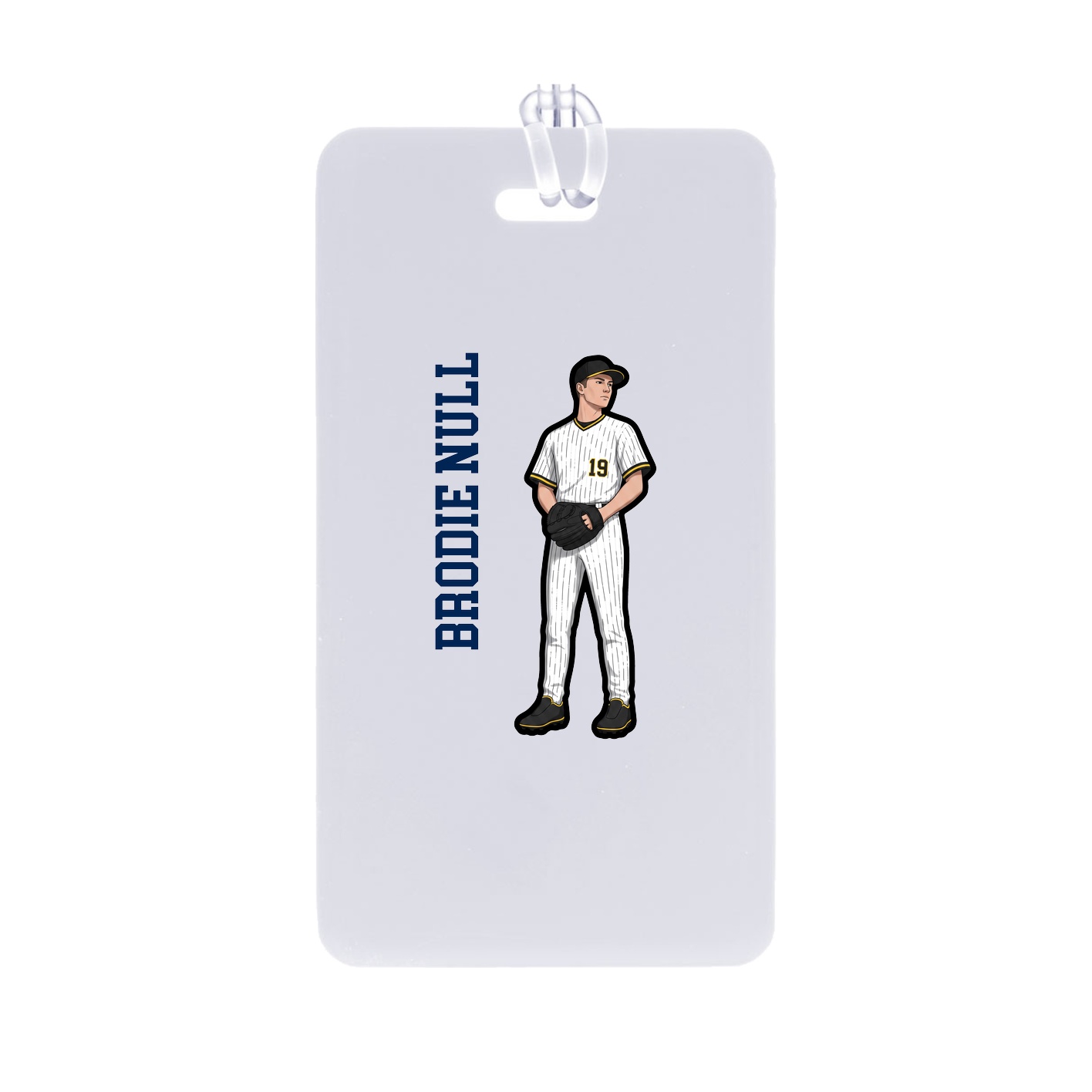 Bag Tag — Name Vertical in Classic