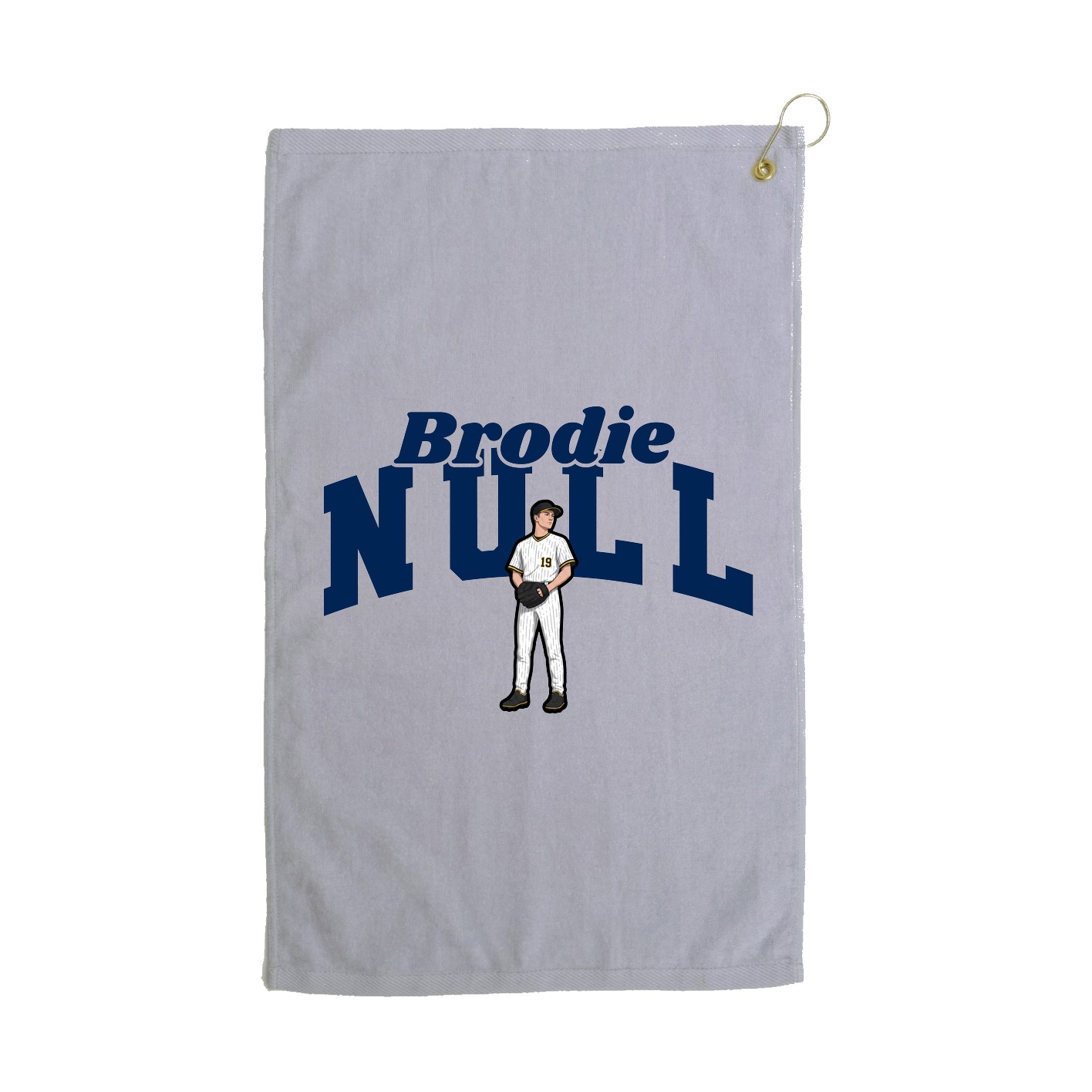 Golf Towel — Signature Arch in Grey