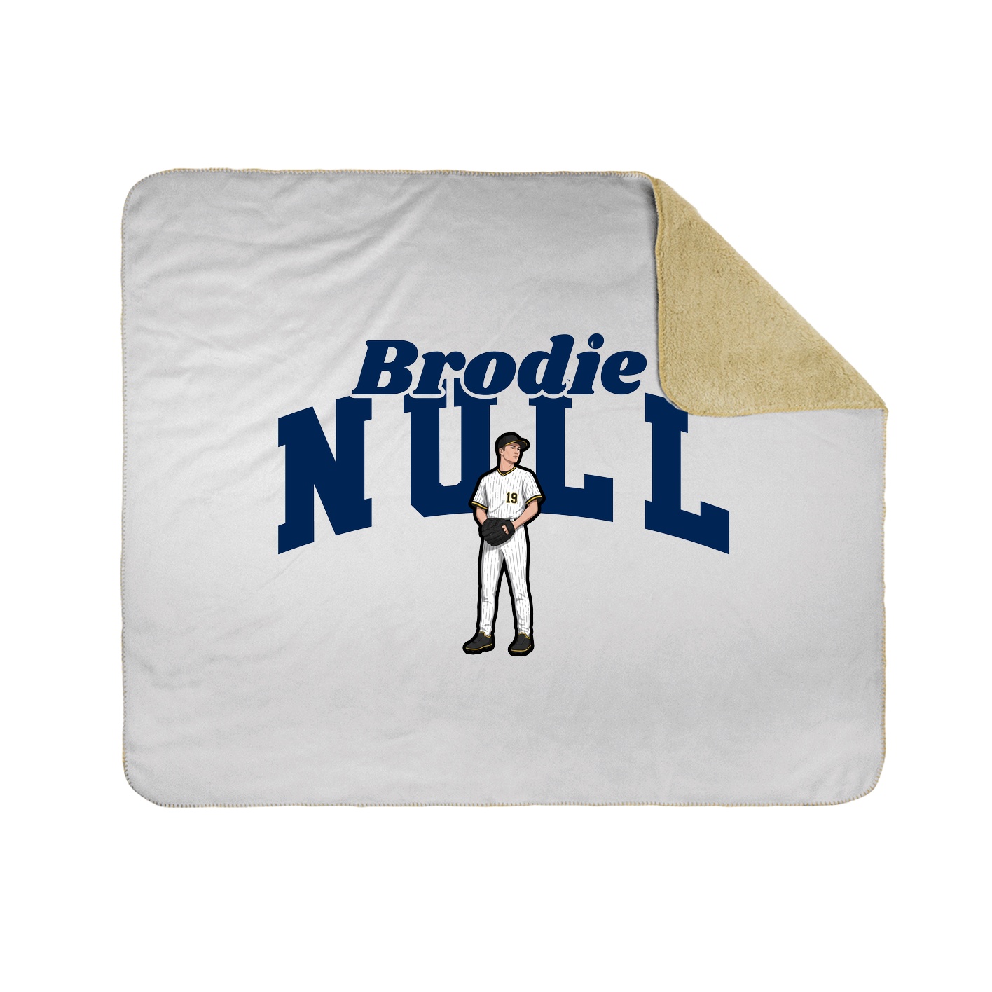 Throw Blanket — Signature Arch in White