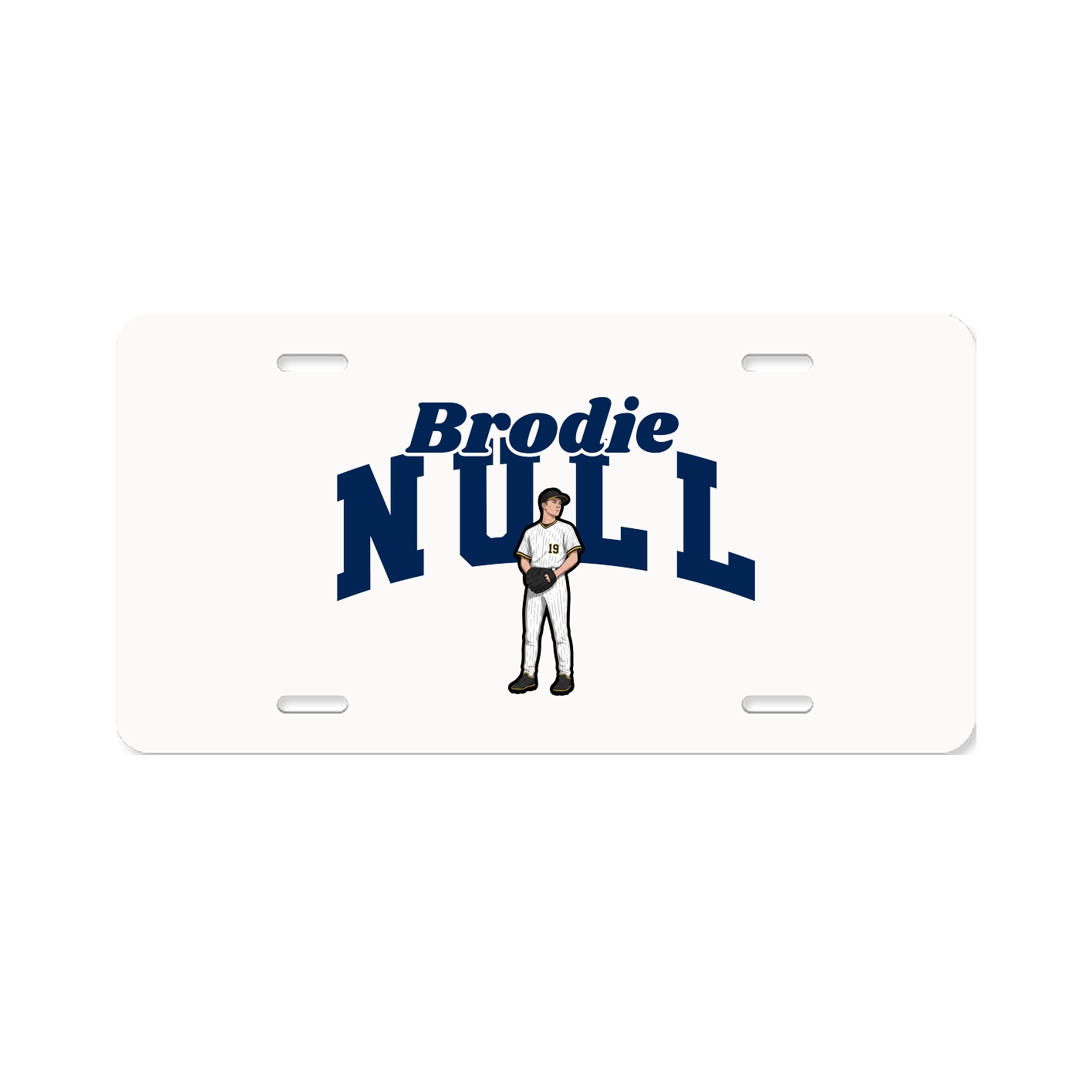 License Plate — Signature Arch in Classic