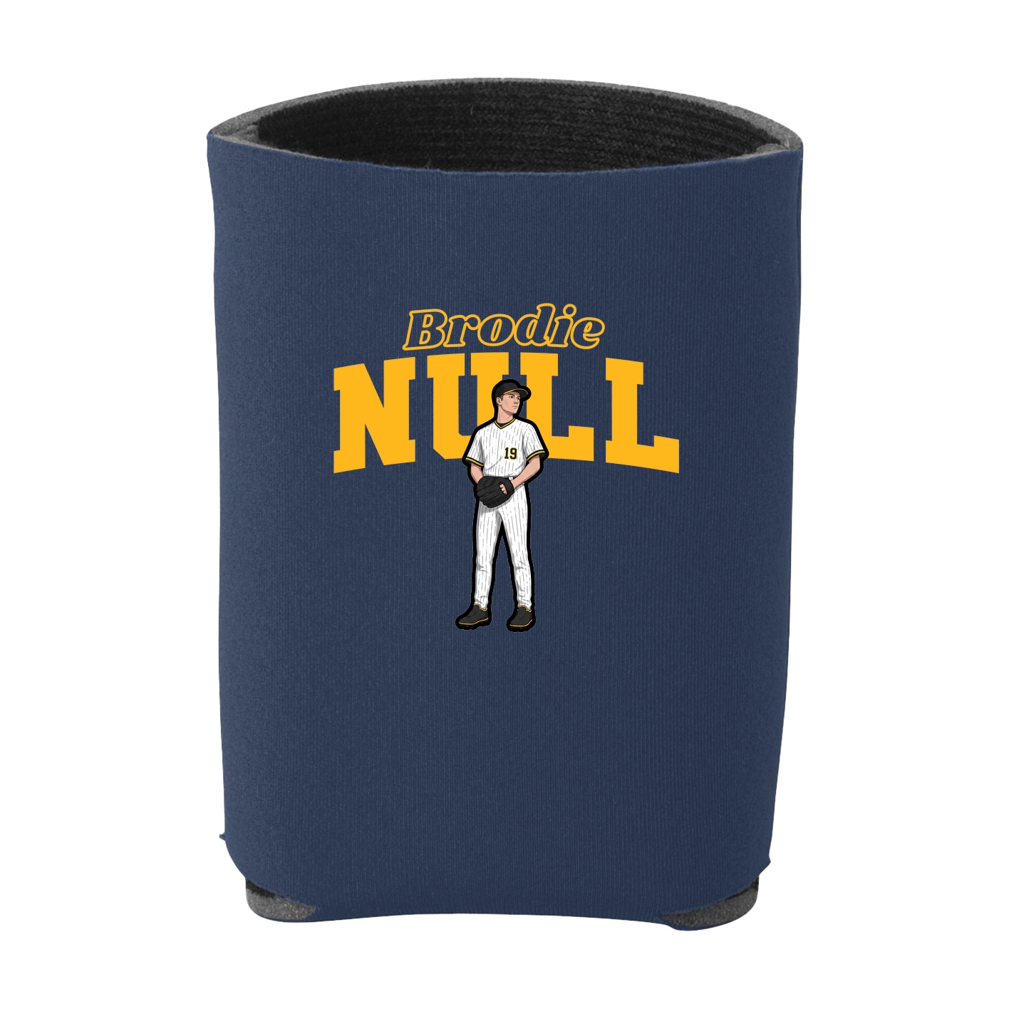 Can Holder — Name Arch in Navy