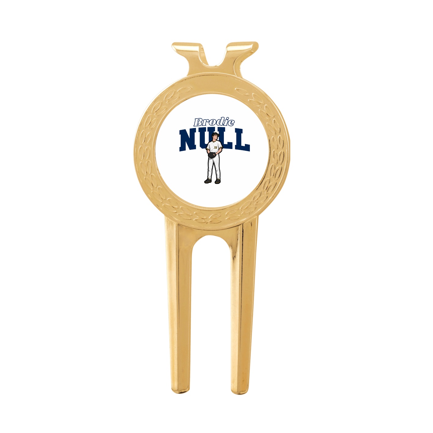 Divot Tool with Ball Marker — Name Arch in Classic