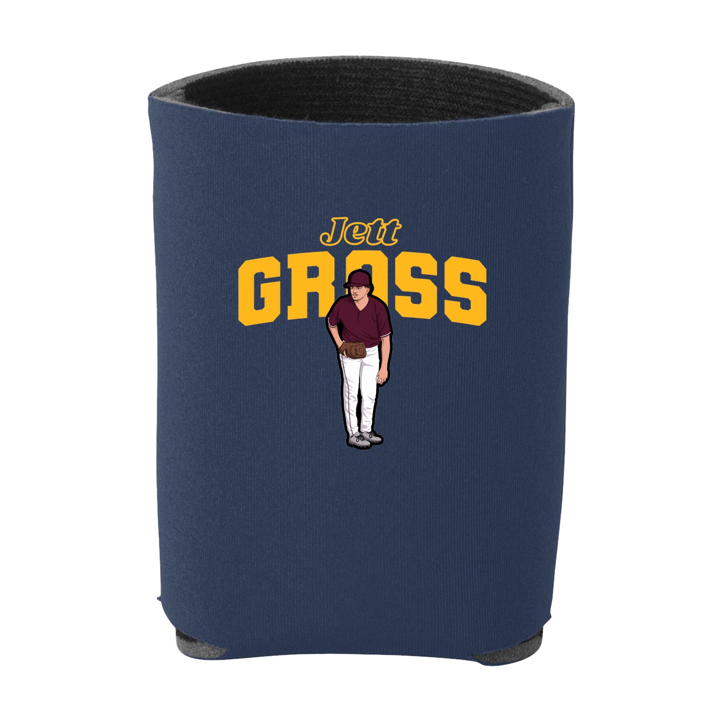 Can Holder — Name Arch in Navy