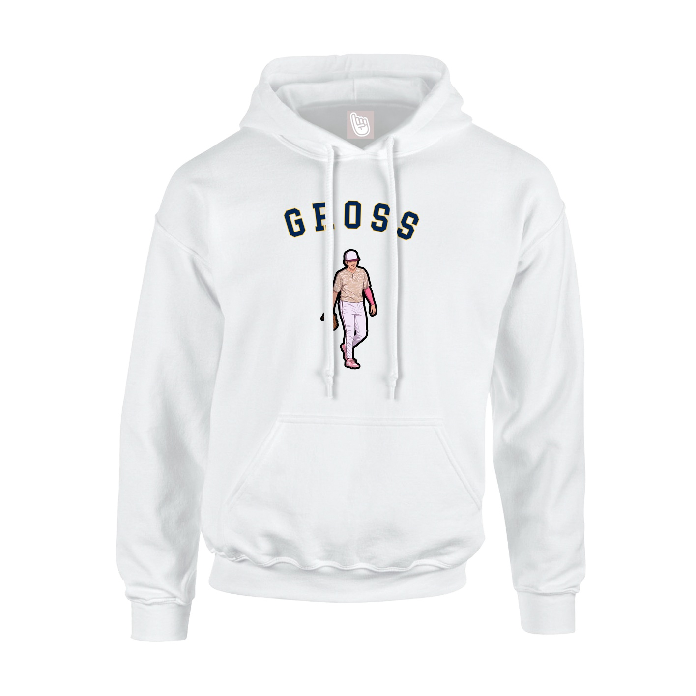 Youth Hoodie — Shirsey Arch in White
