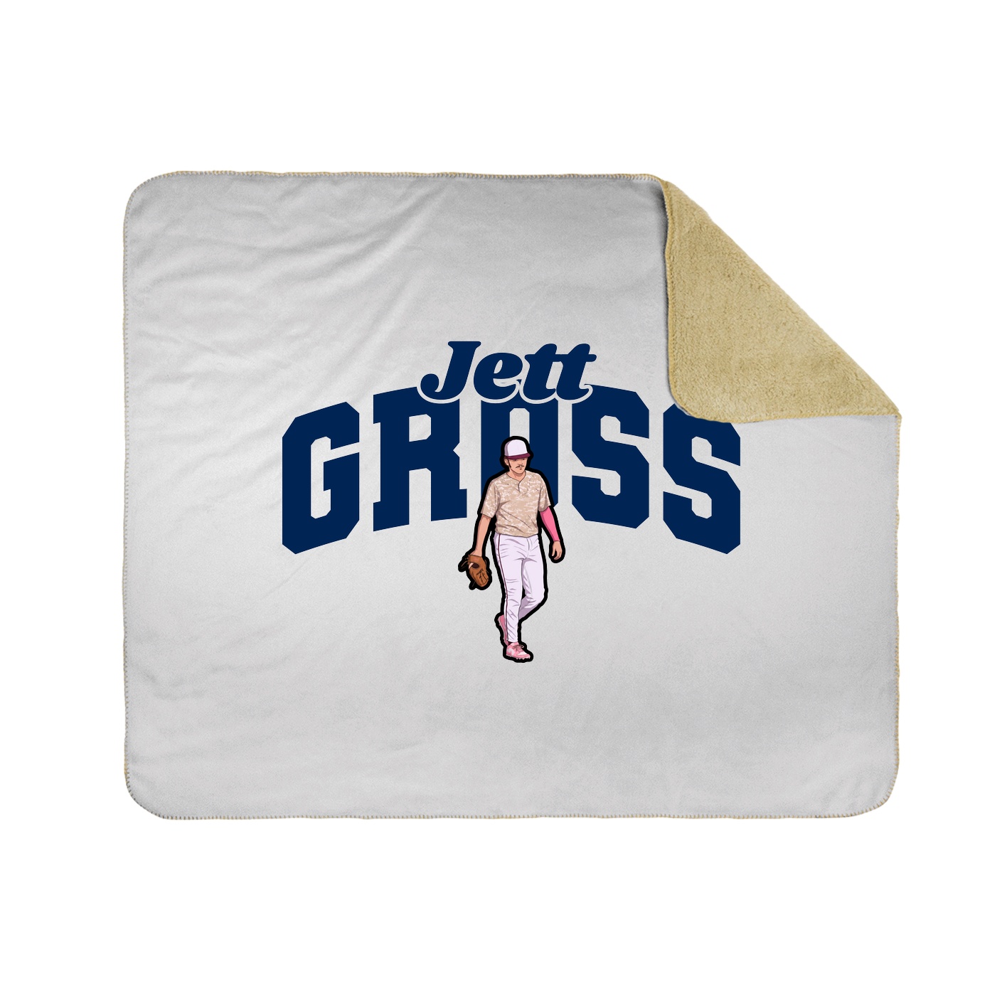 Throw Blanket — Signature Arch in White