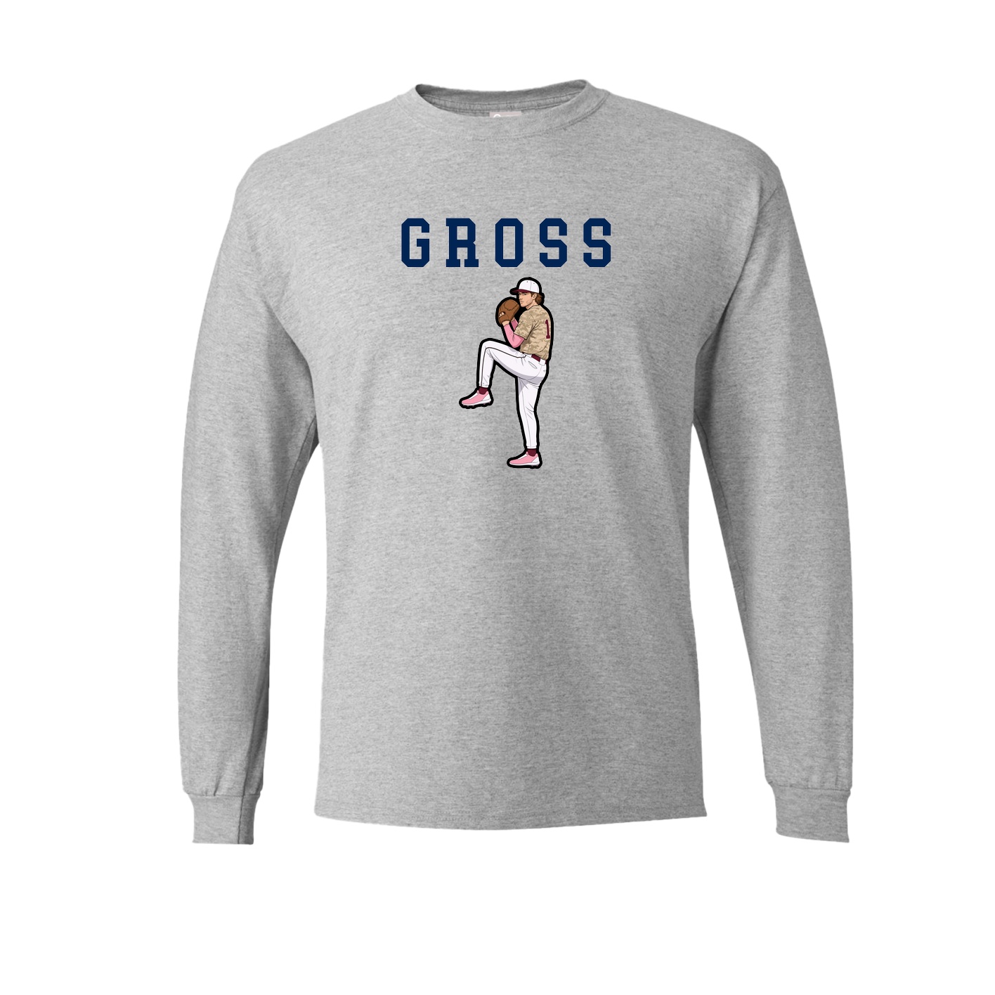 Long Sleeve Tee — Shirsey in Grey