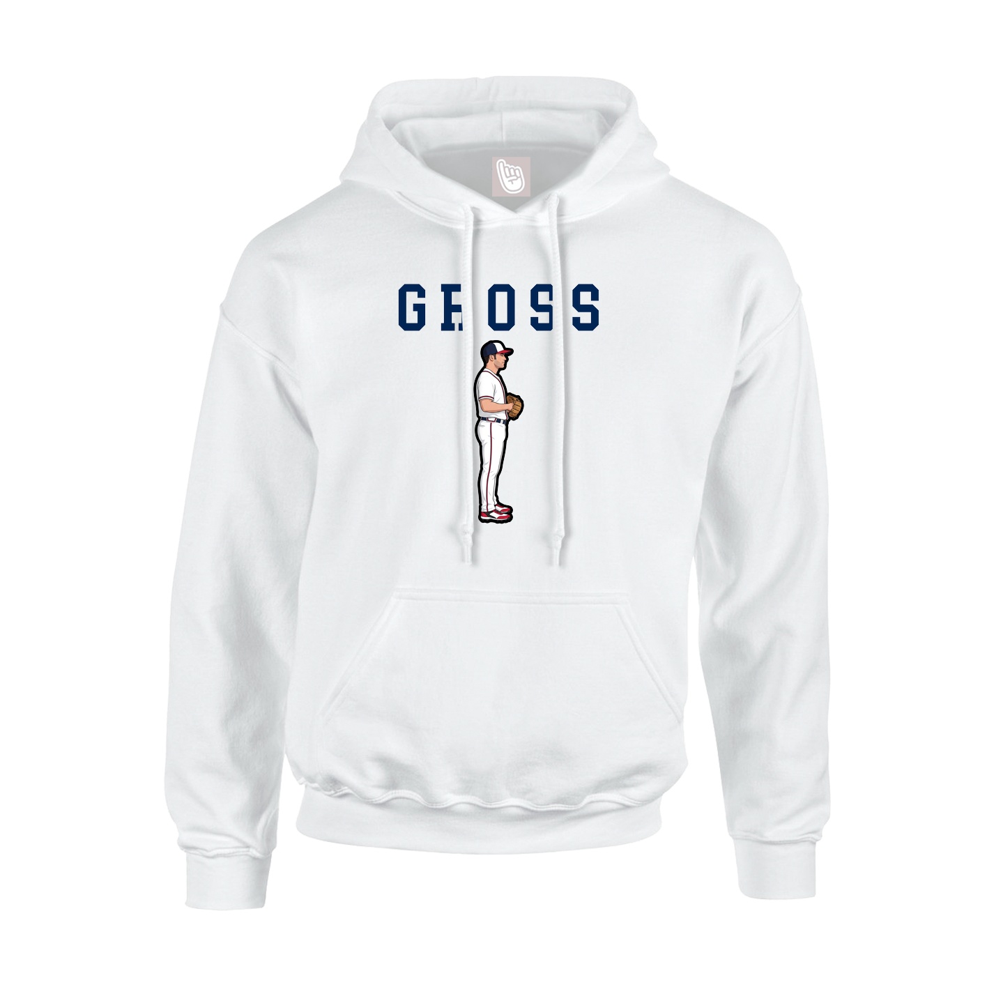 Hoodie — Shirsey in White