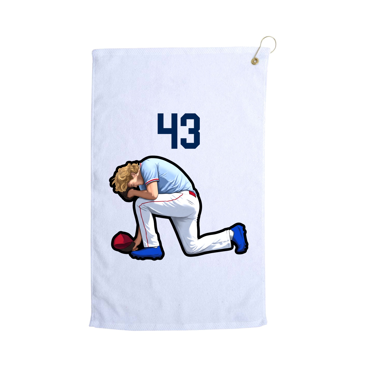 Golf Towel — Classic in White
