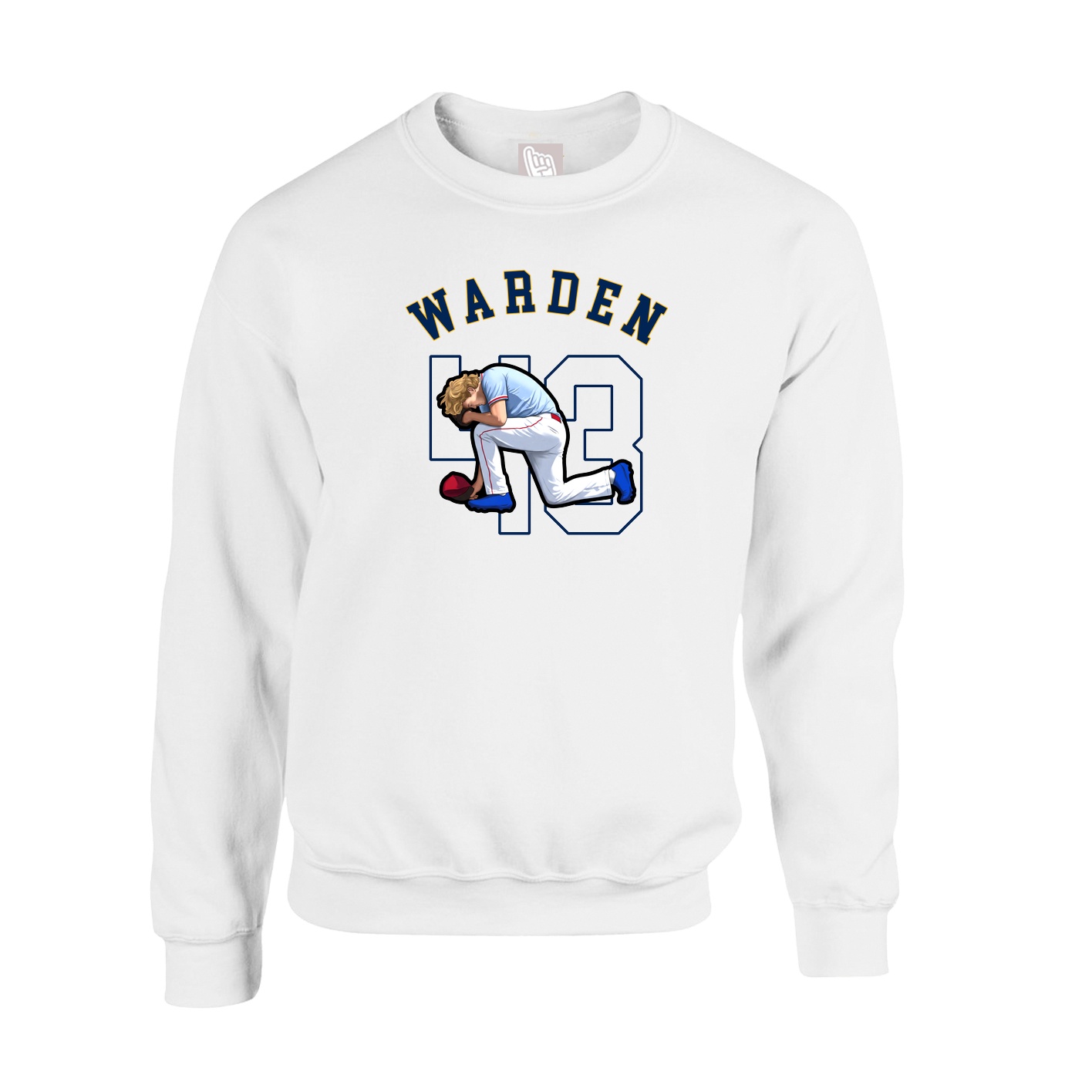 Fleece Crew — Classic in White