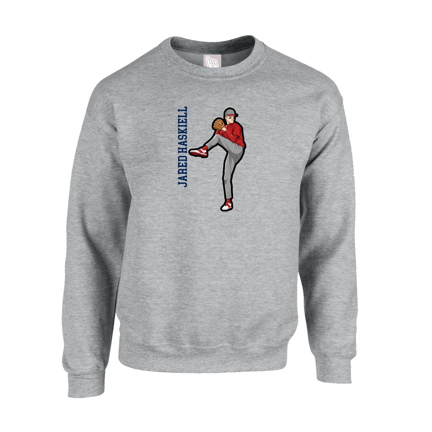 Fleece Crew — Classic in Grey