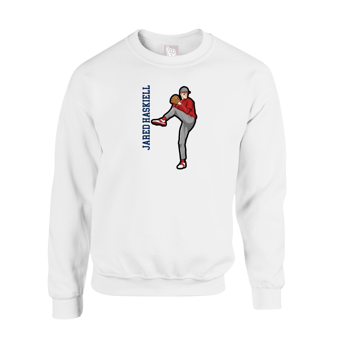 Fleece Crew — Classic in White