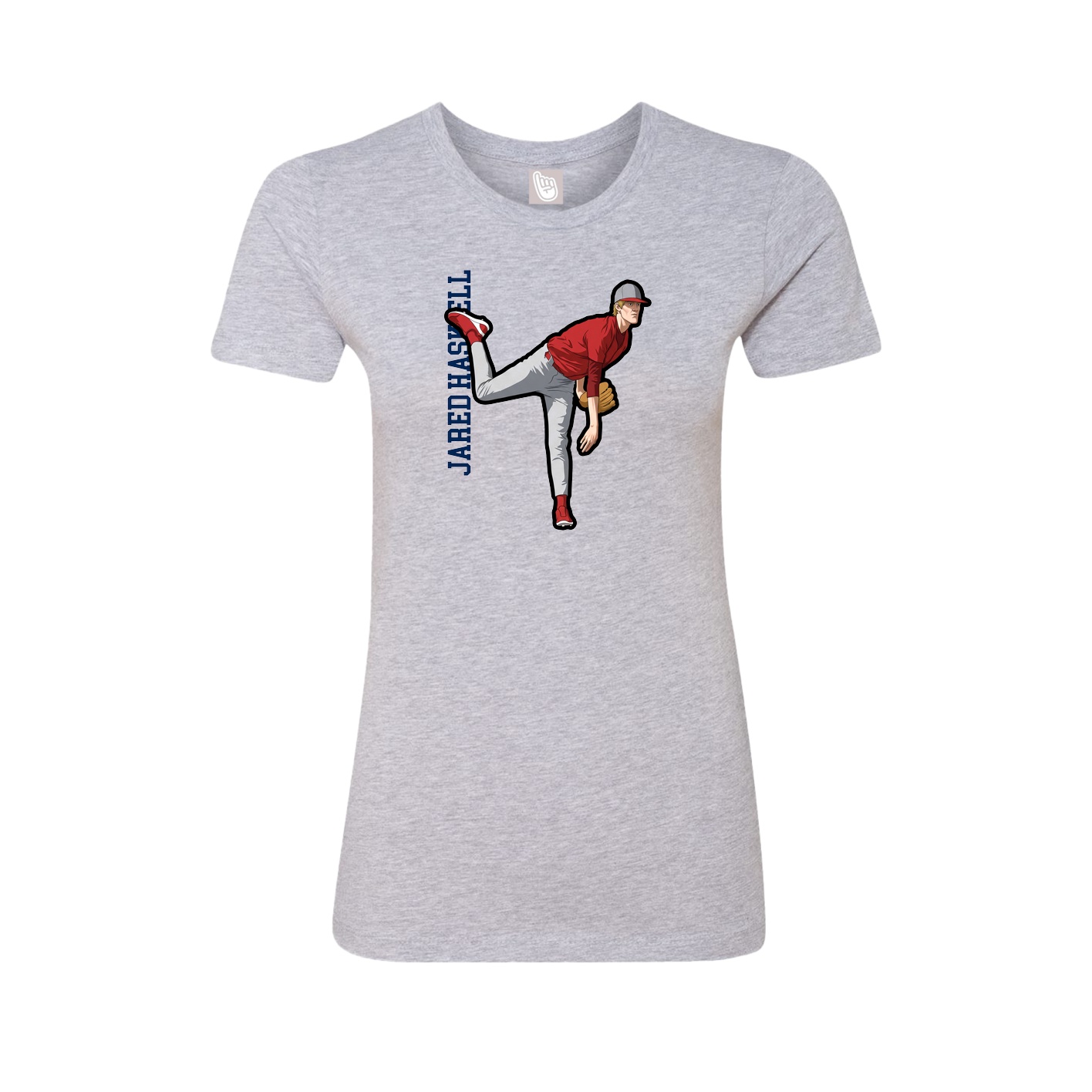Fitted Women's Tee — Classic in Grey
