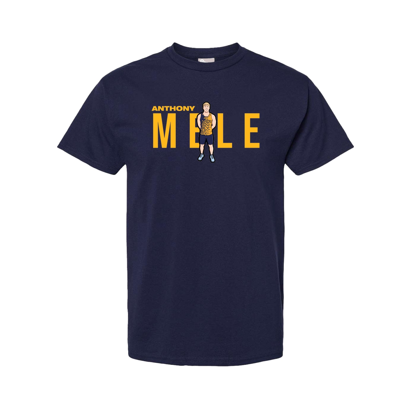 Youth Tee — Player Name in Navy
