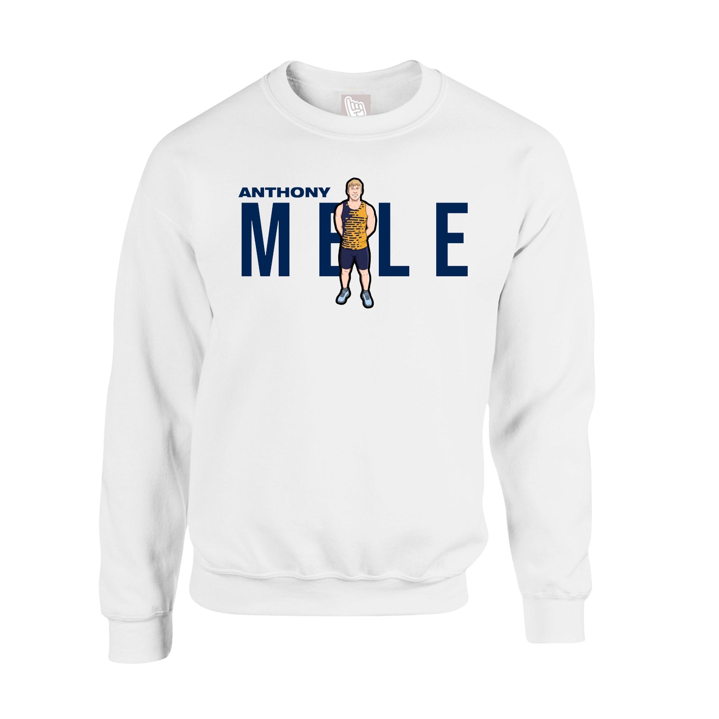 Fleece Crew — Player Name in White