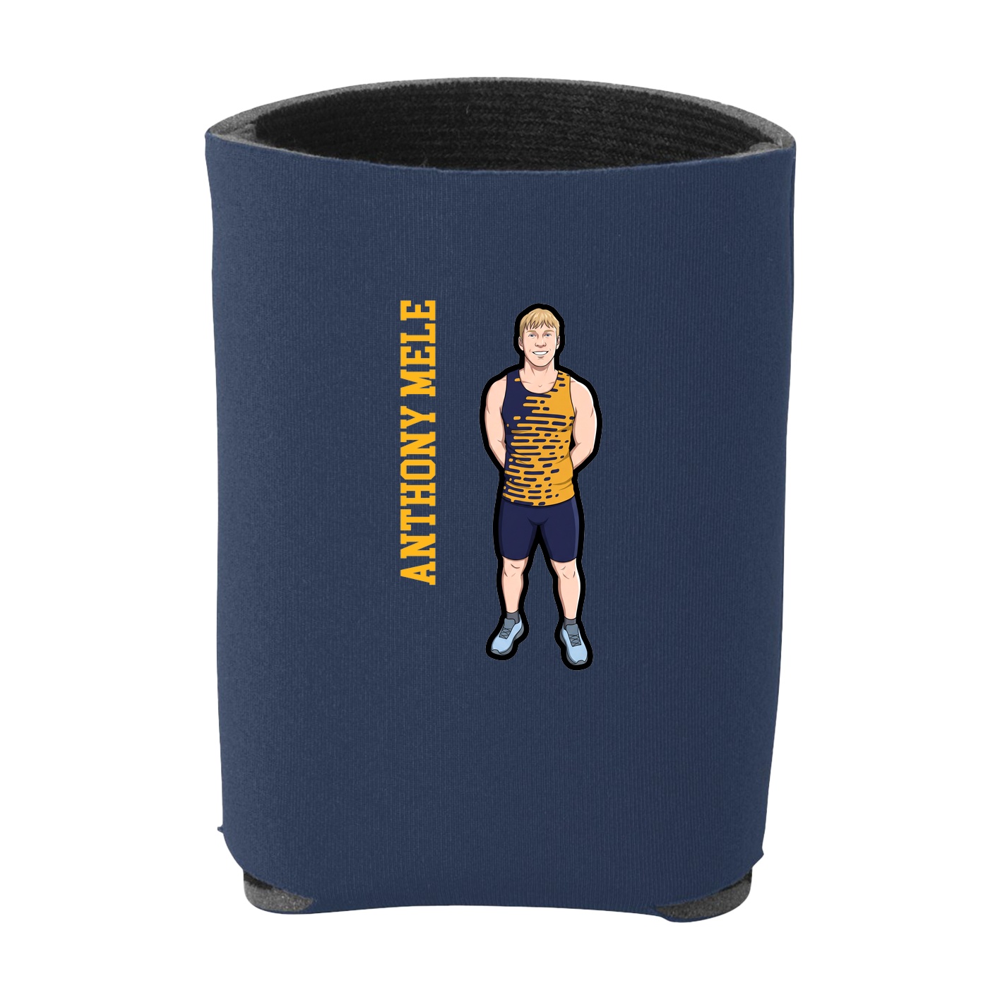 Can Holder — Name Vertical in Navy