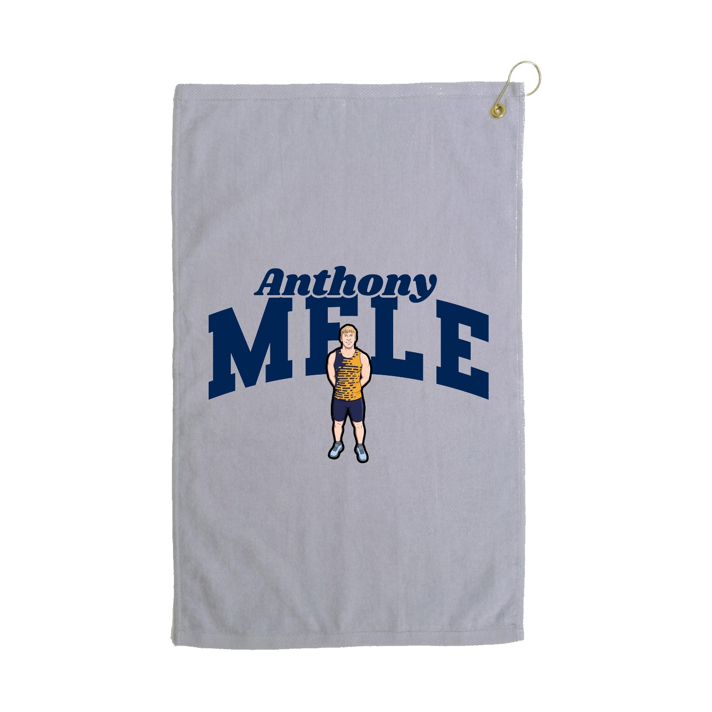Golf Towel — Signature Arch in Grey