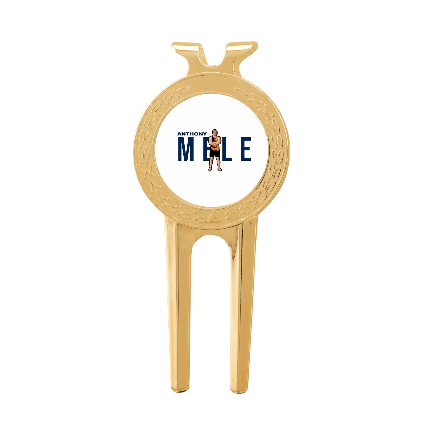 Divot Tool with Ball Marker — Player Name in Classic