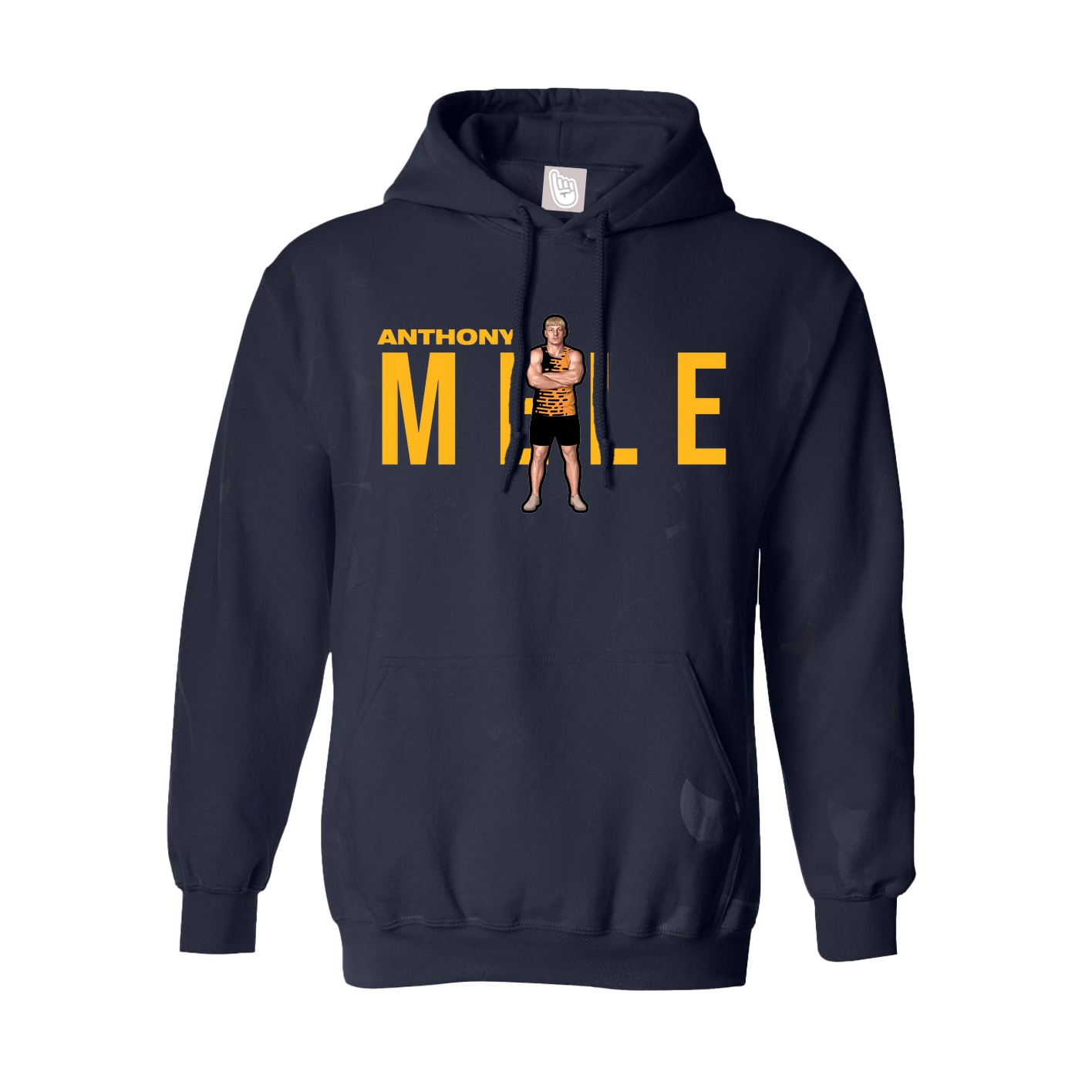 Hoodie — Player Name in Navy