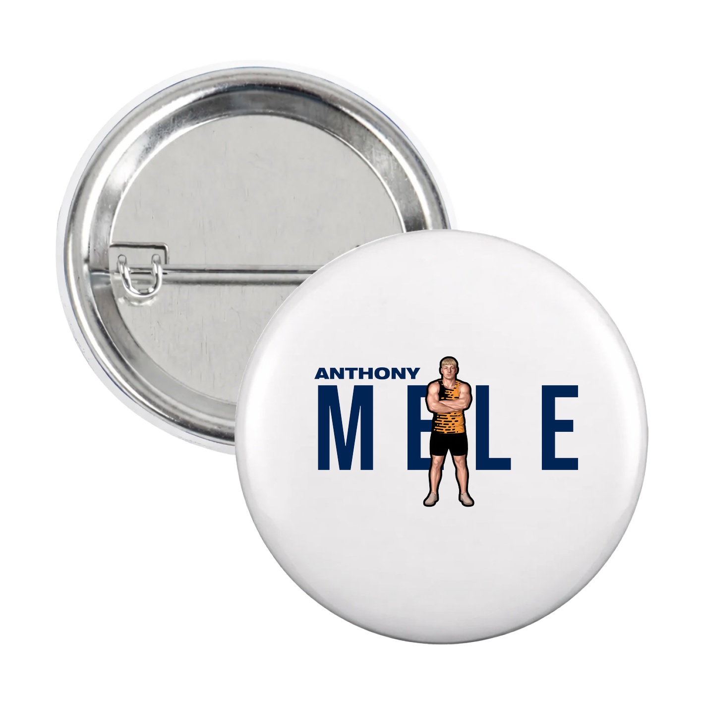Game Day Button — Player Name in White