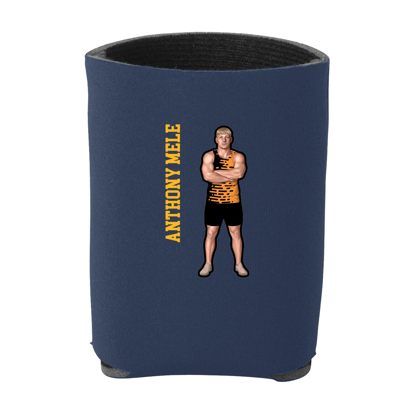 Can Holder — Name Vertical in Navy