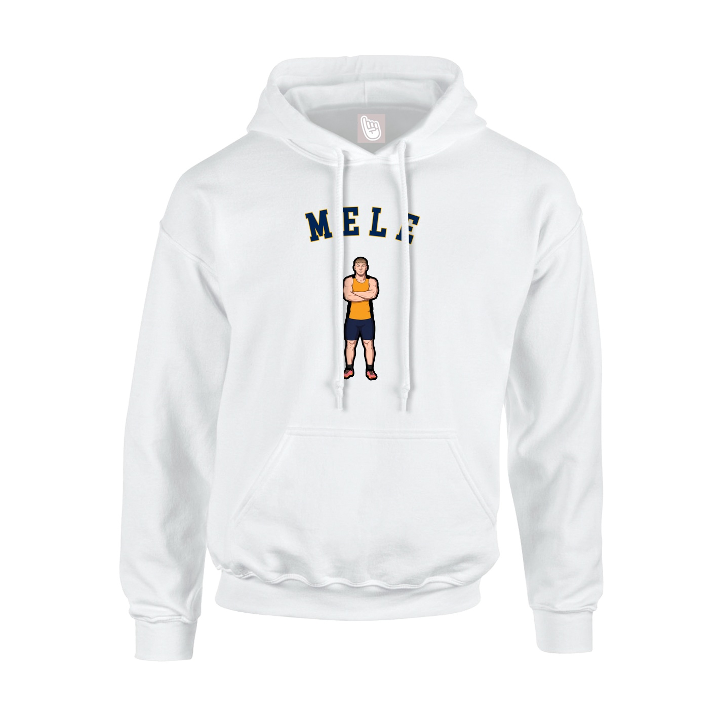 Youth Hoodie — Shirsey Arch in White