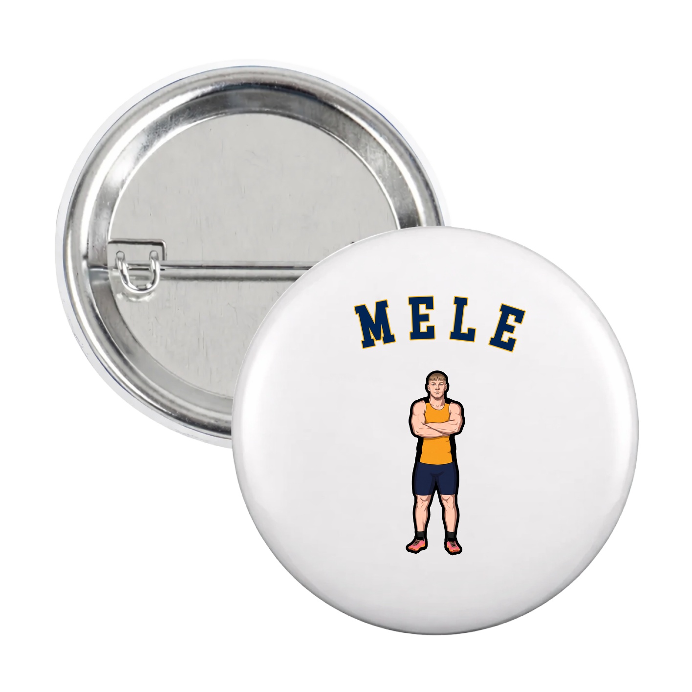 Game Day Button — Shirsey Arch in White