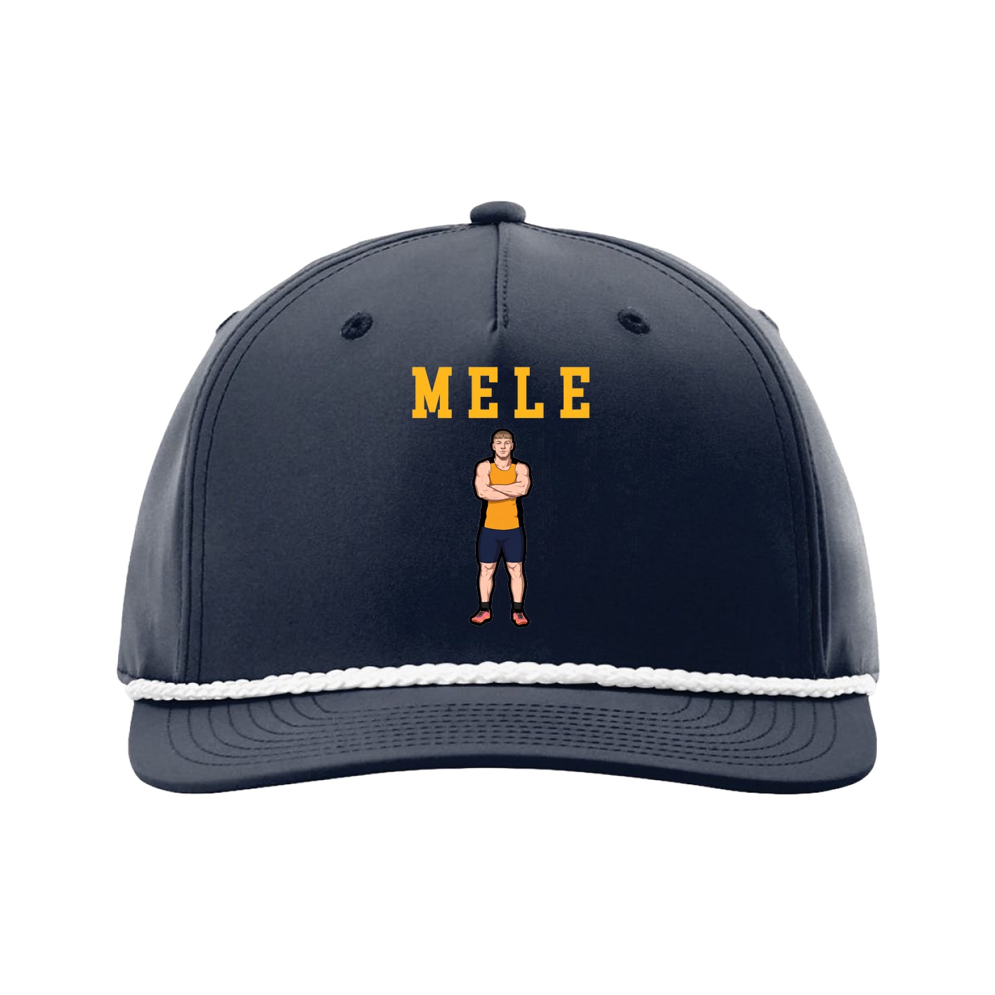 Five-Panel Classic Rope Cap — Shirsey in Navy