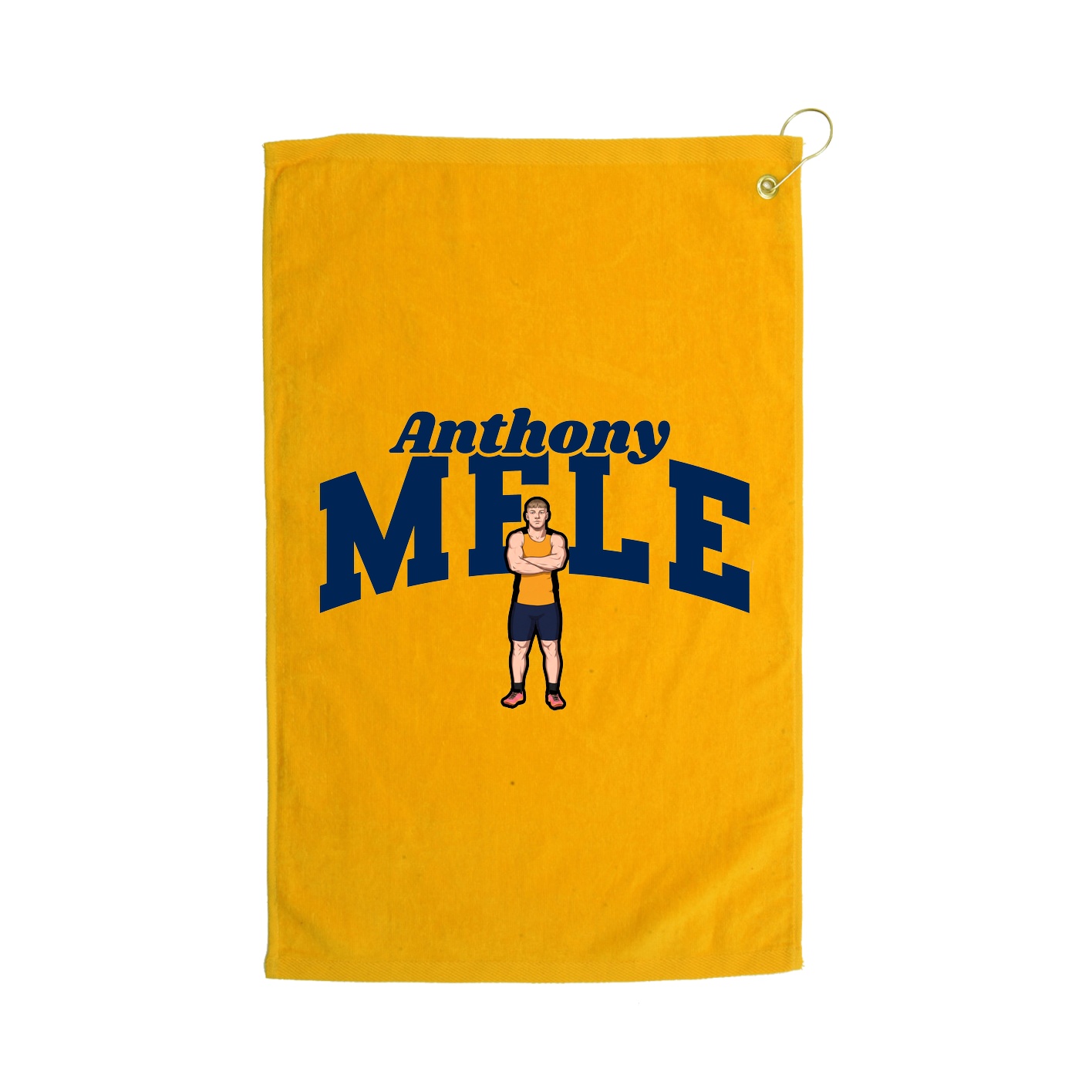 Golf Towel — Signature Arch in Gold