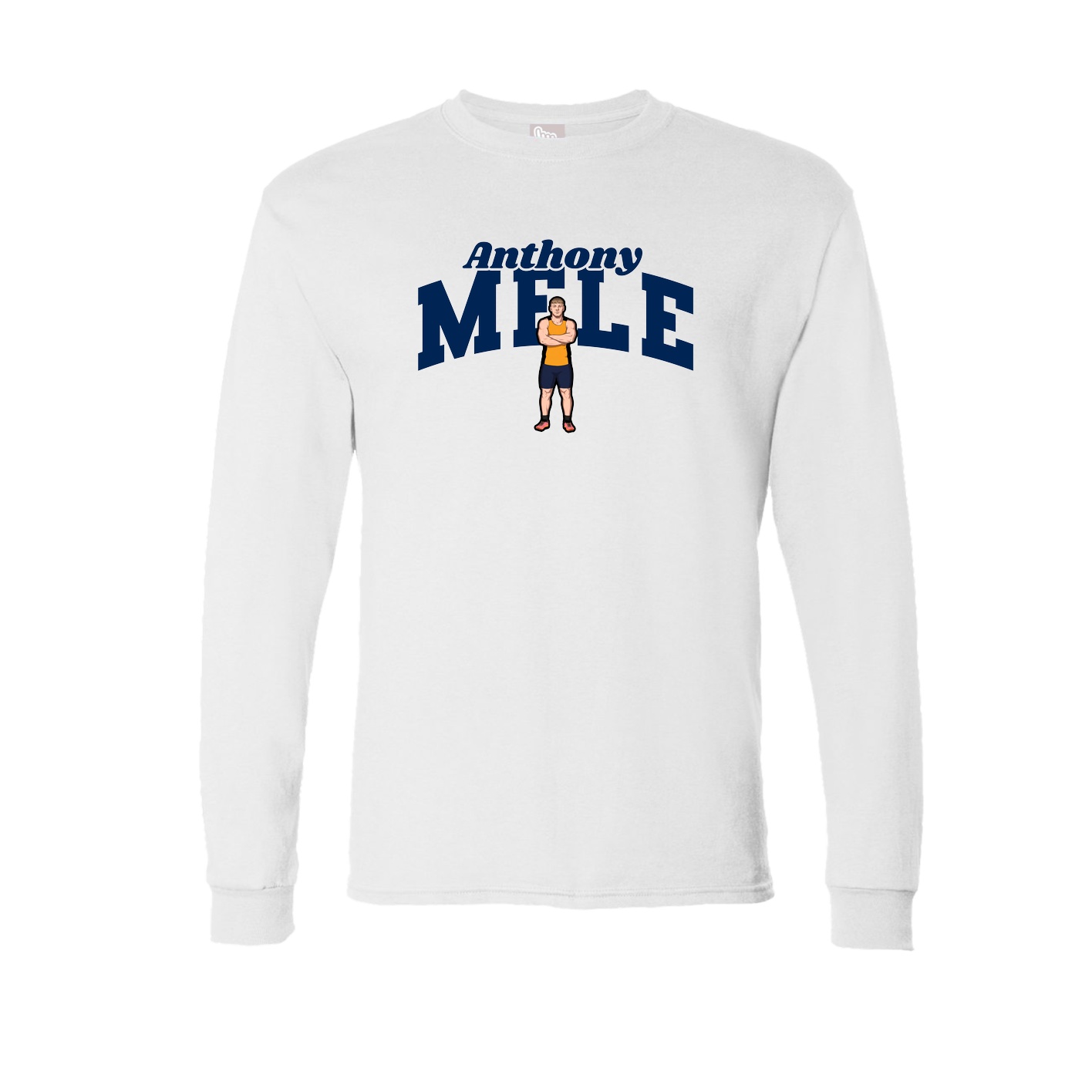 Long Sleeve Tee — Signature Arch in White