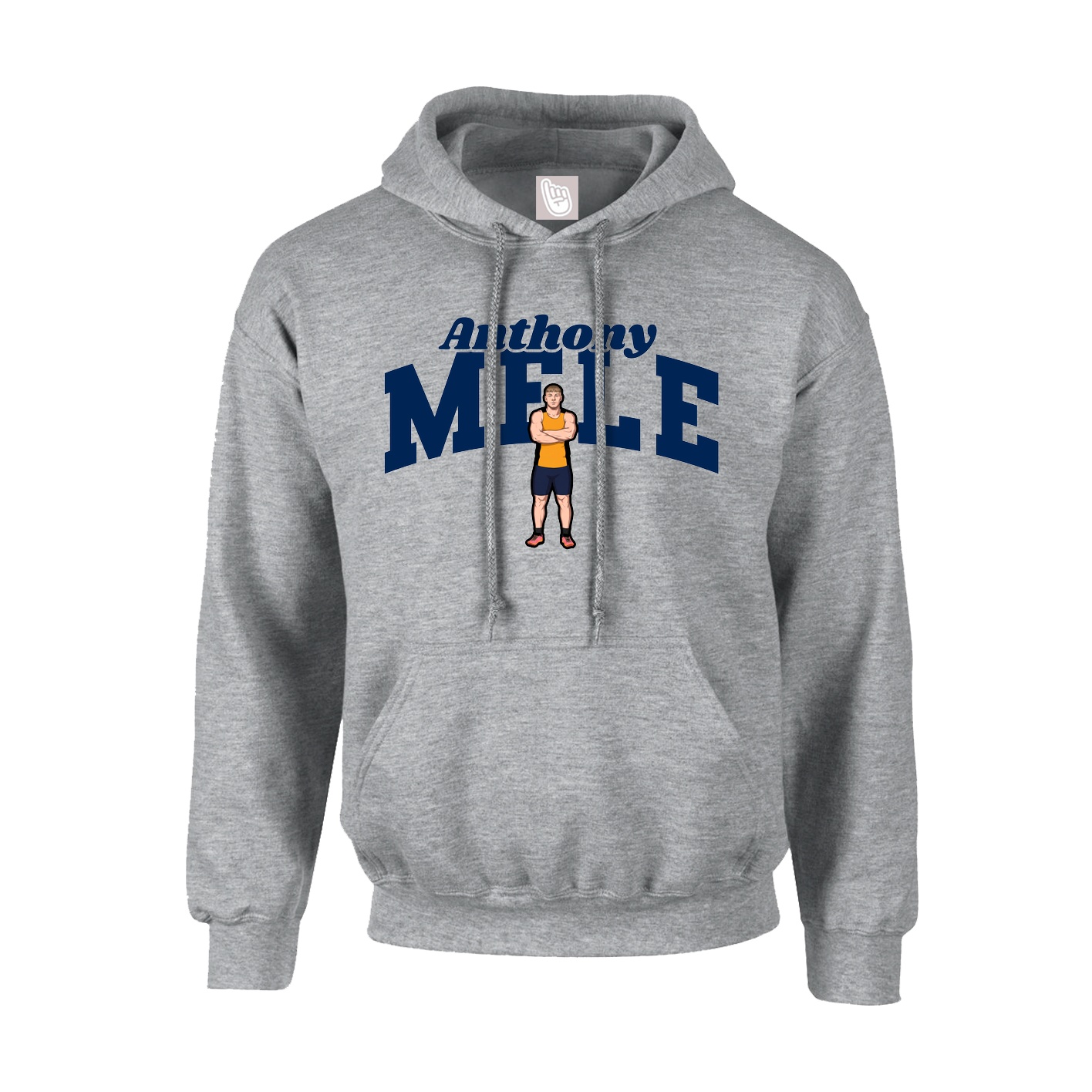 Hoodie — Signature Arch in Grey