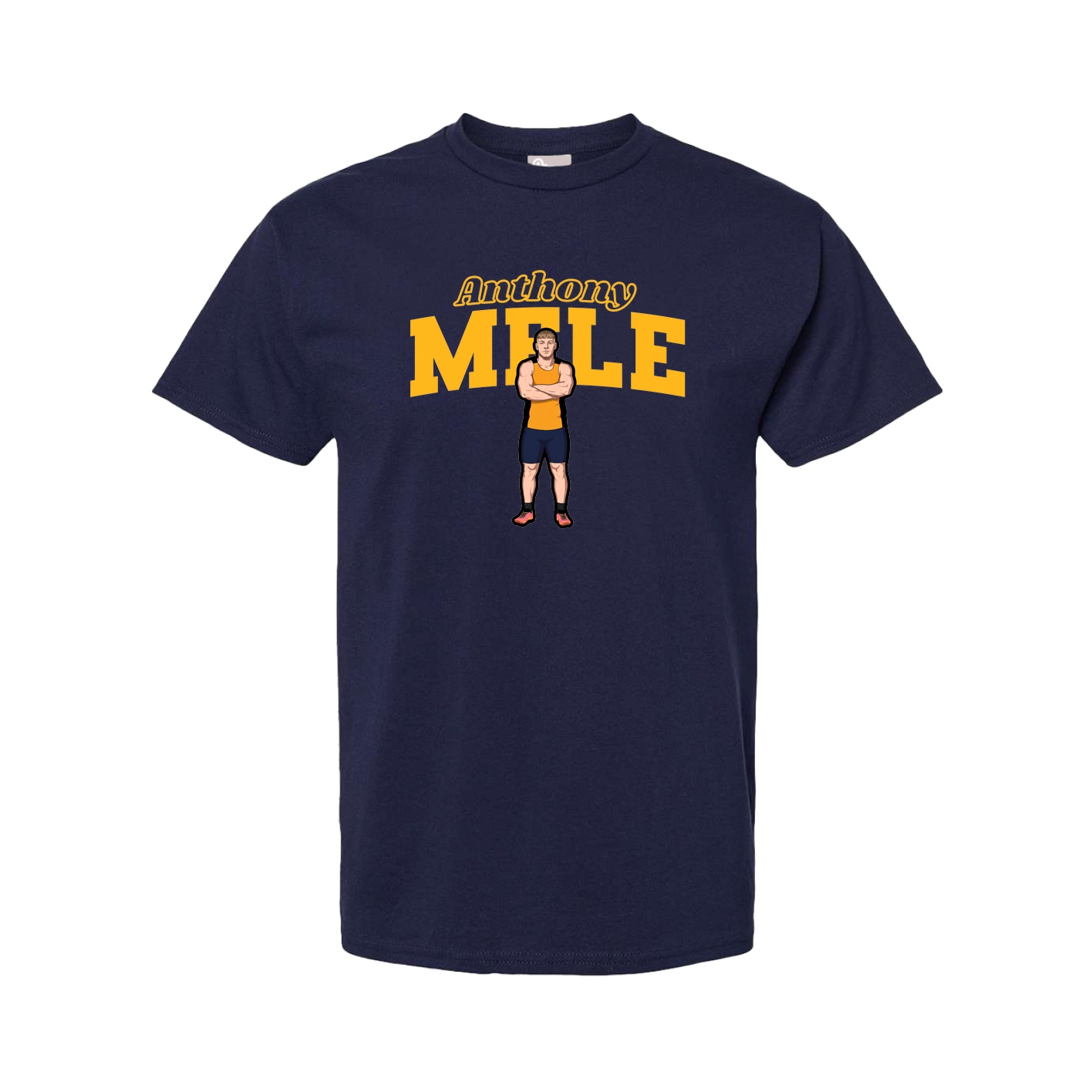 Tee — Name Arch in Navy