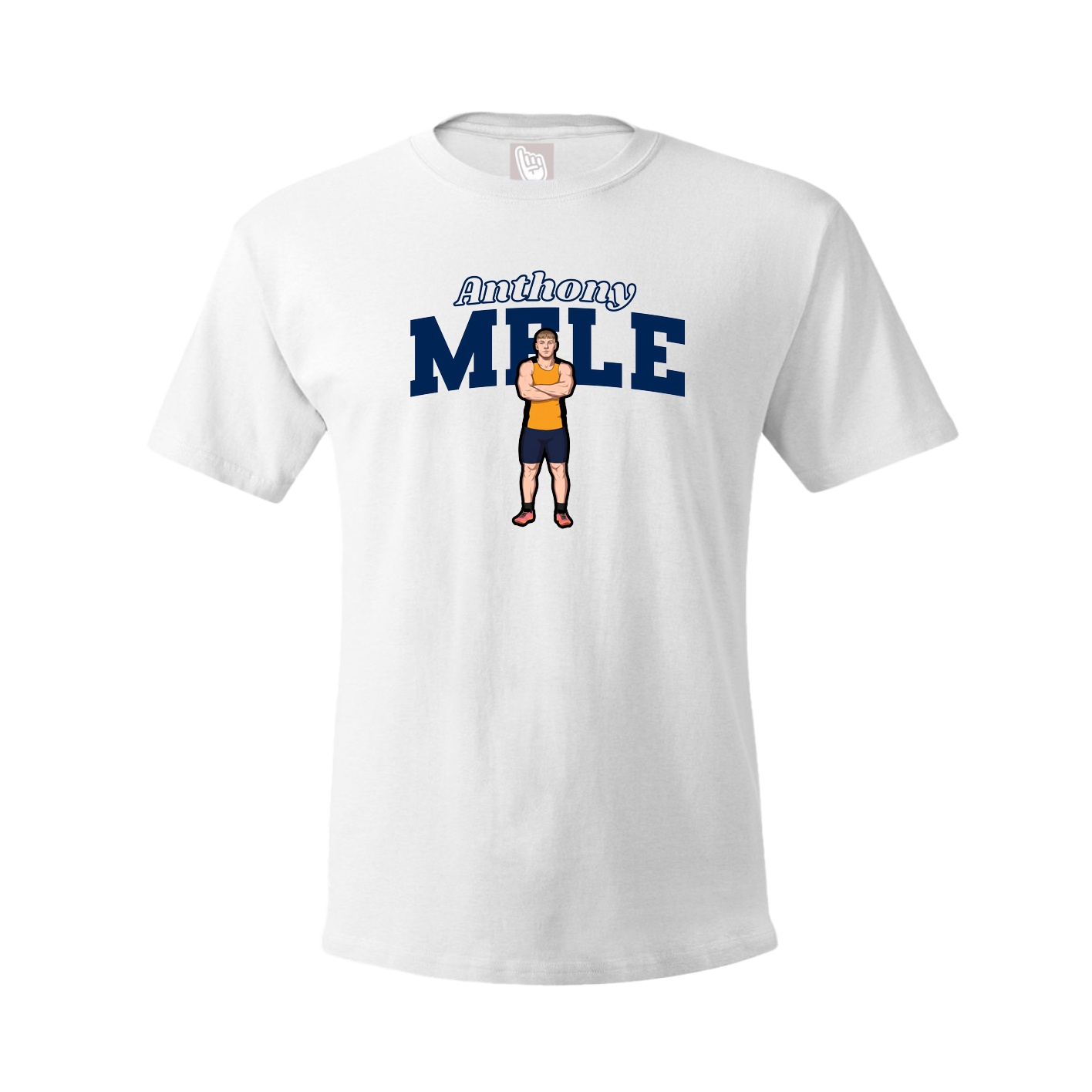 Tee — Name Arch in White