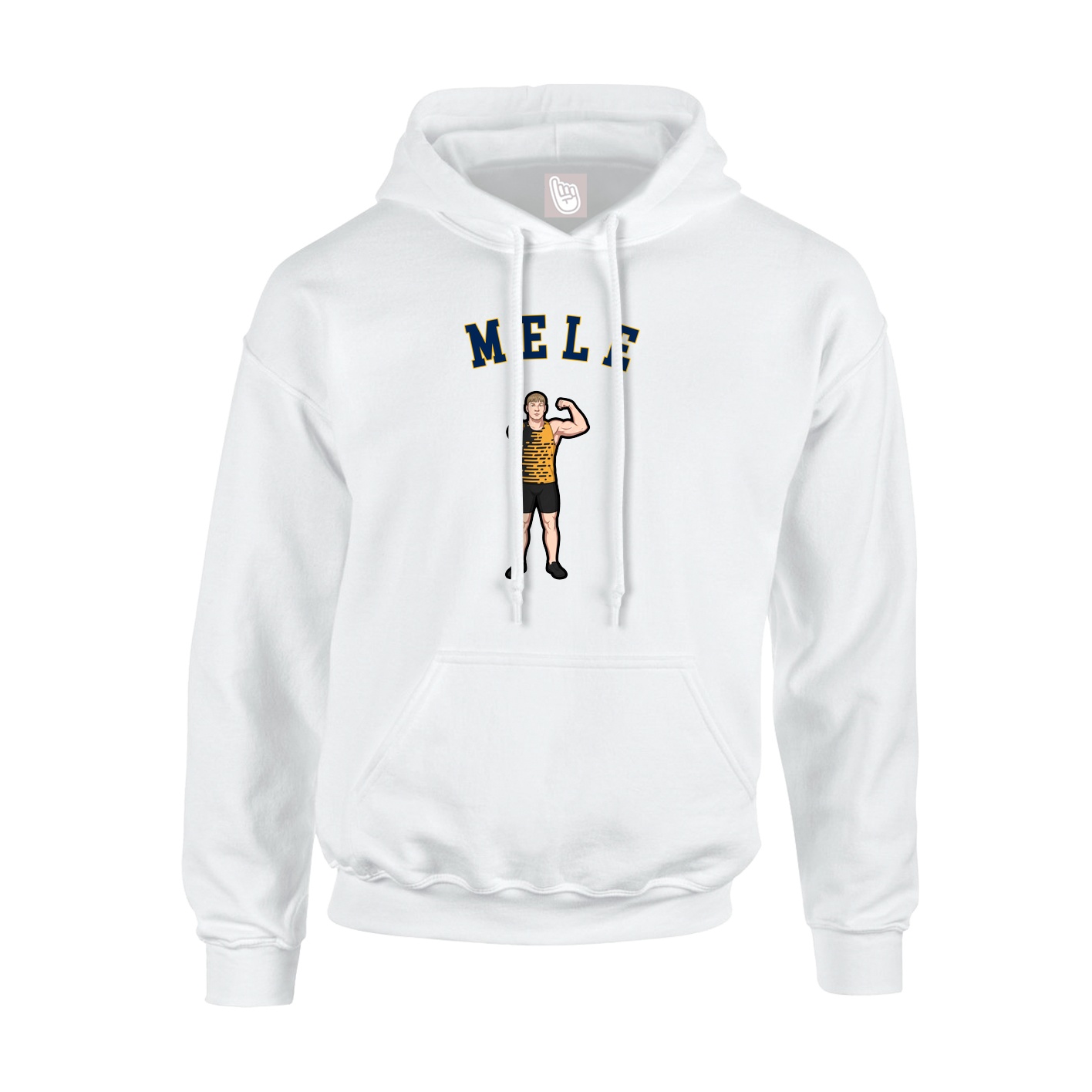 Youth Hoodie — Shirsey Arch in White