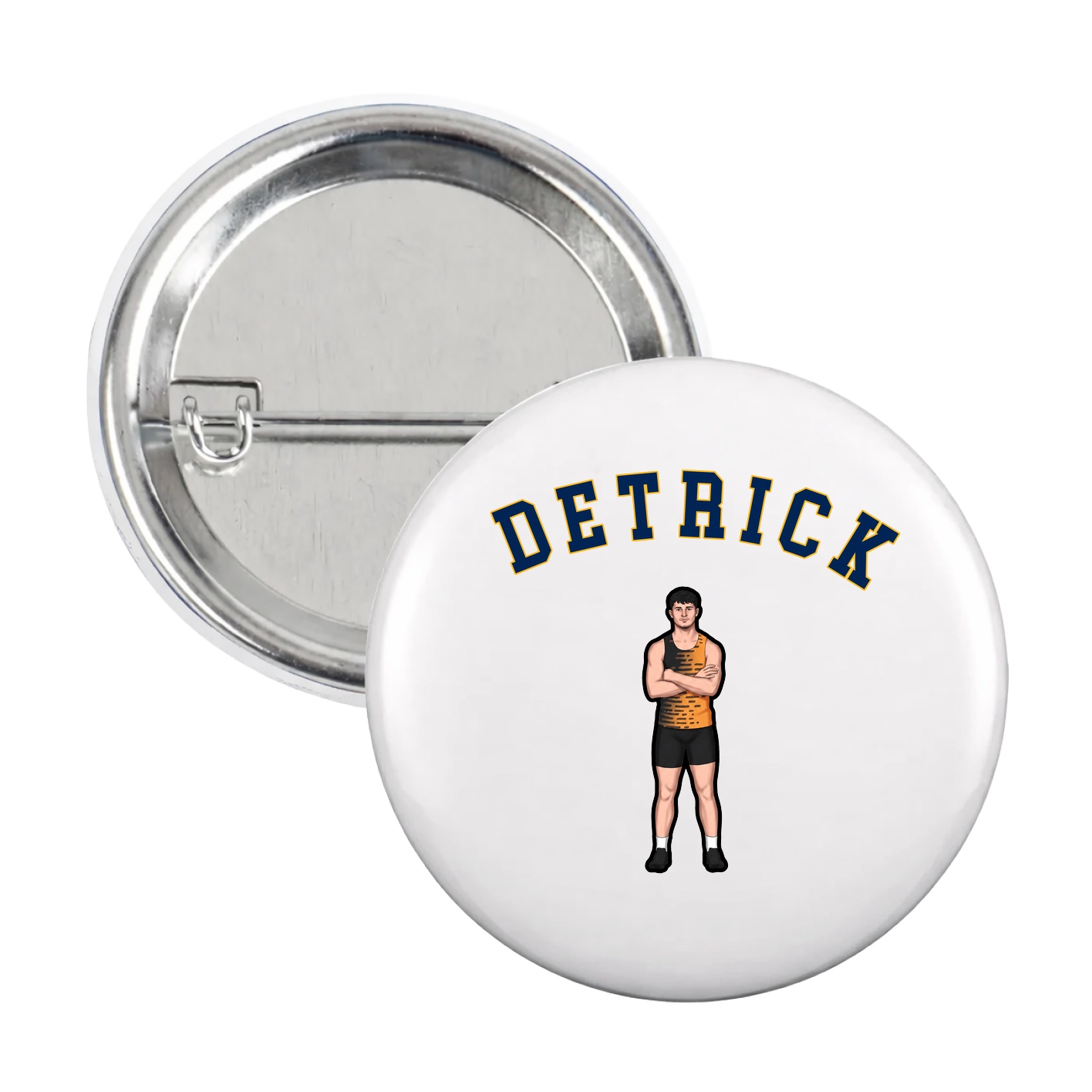Game Day Button — Shirsey Arch in White