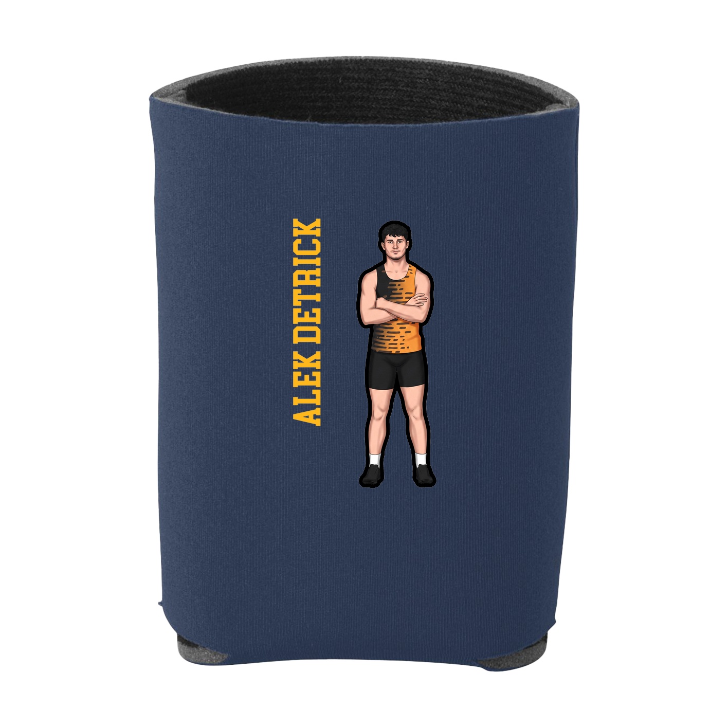 Can Holder — Name Vertical in Navy