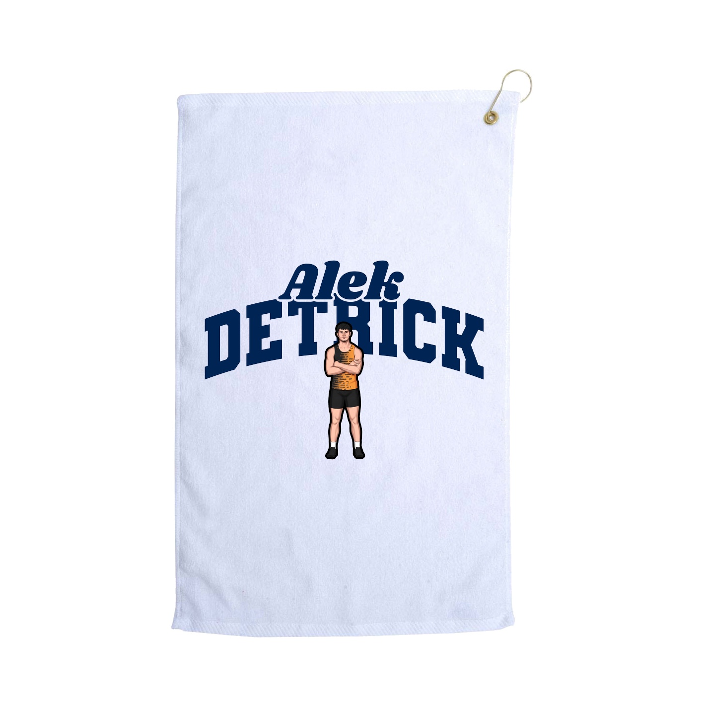Golf Towel — Signature Arch in White