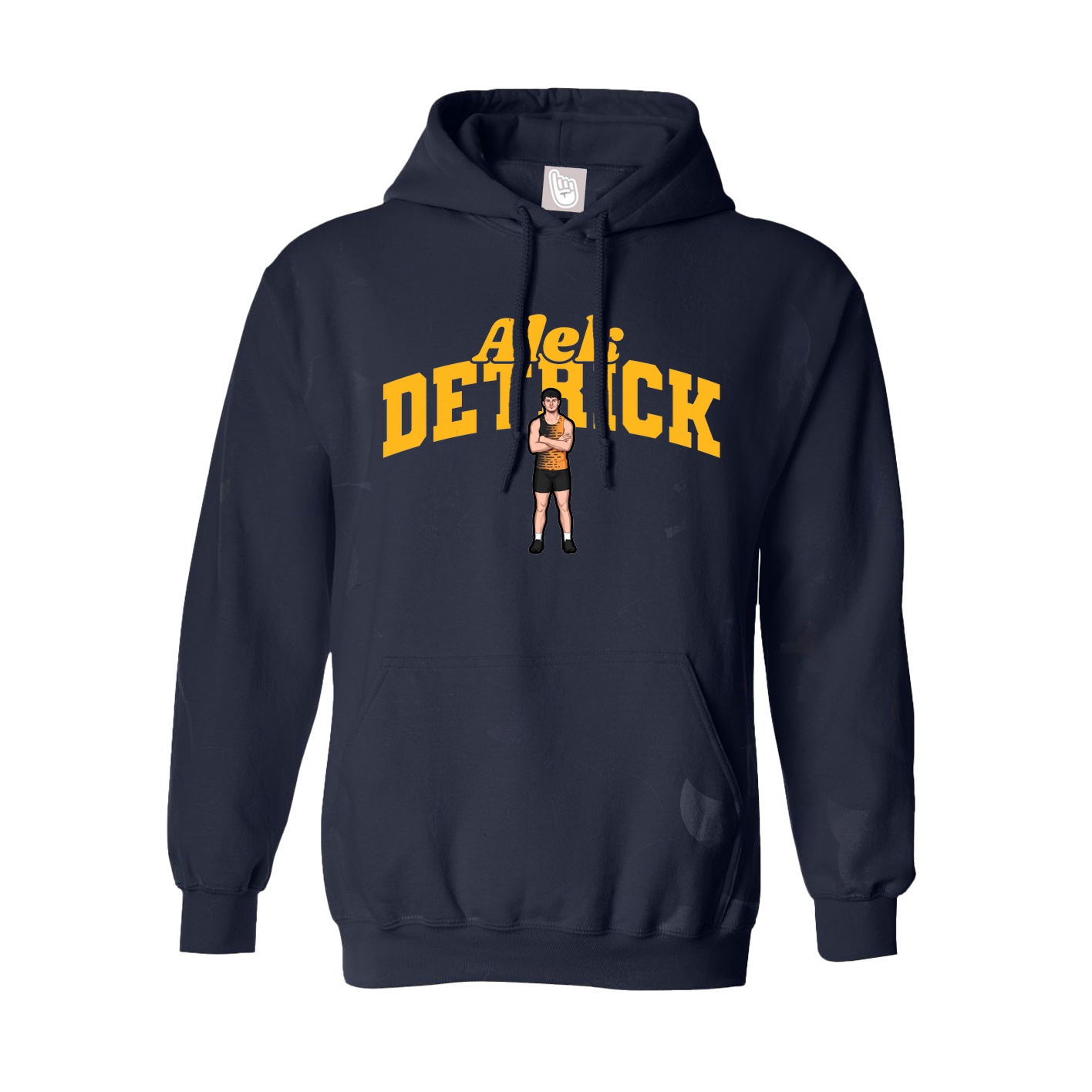 Hoodie — Signature Arch in Navy