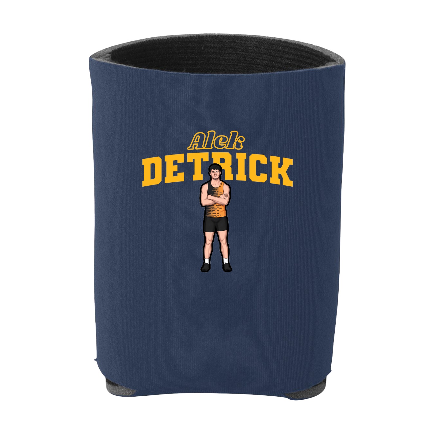 Can Holder — Name Arch in Navy