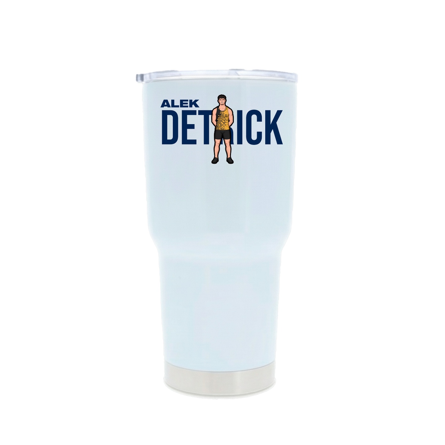 30oz Stainless Steel Tumbler — Player Name in White